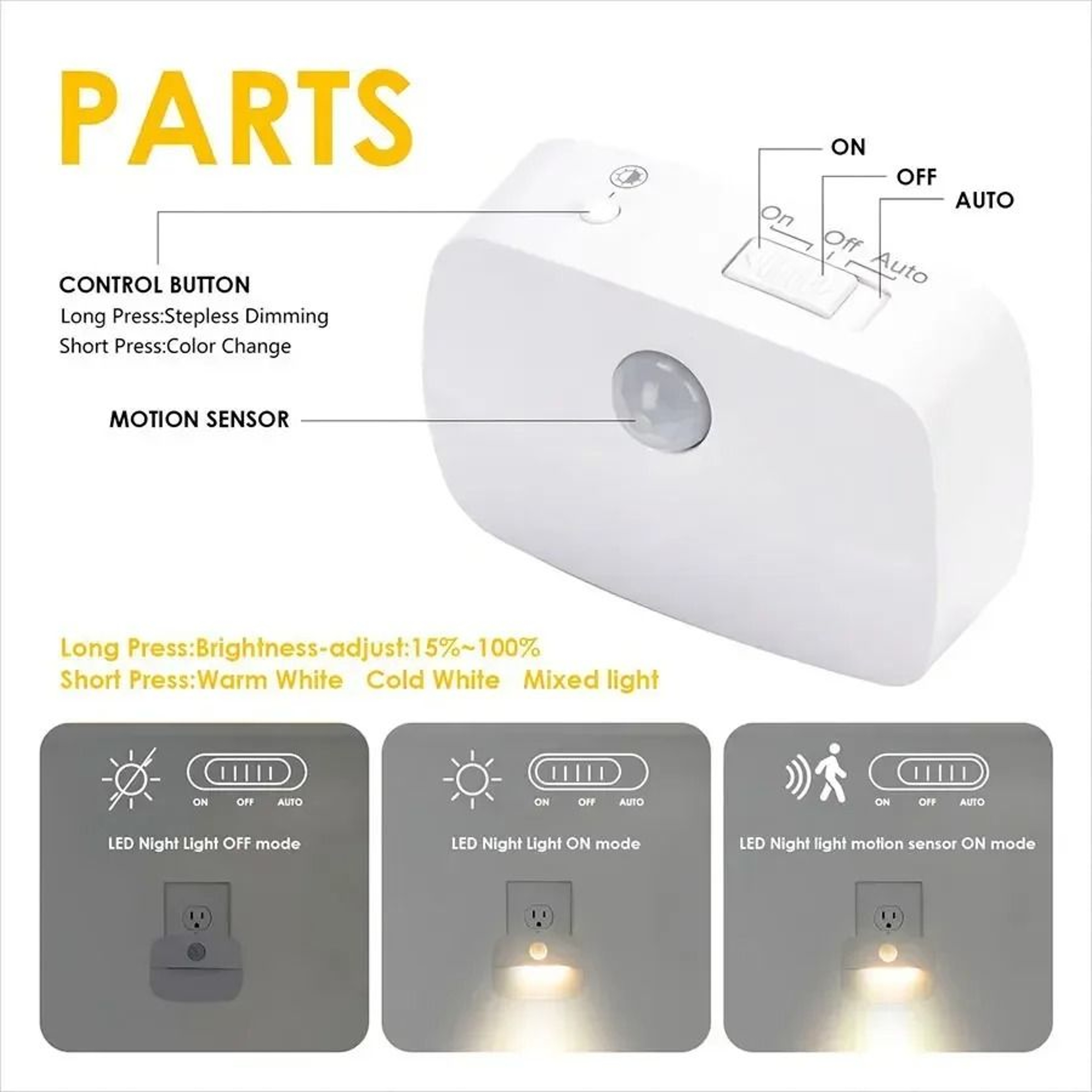 AuraSense Plug In Motion Light 4