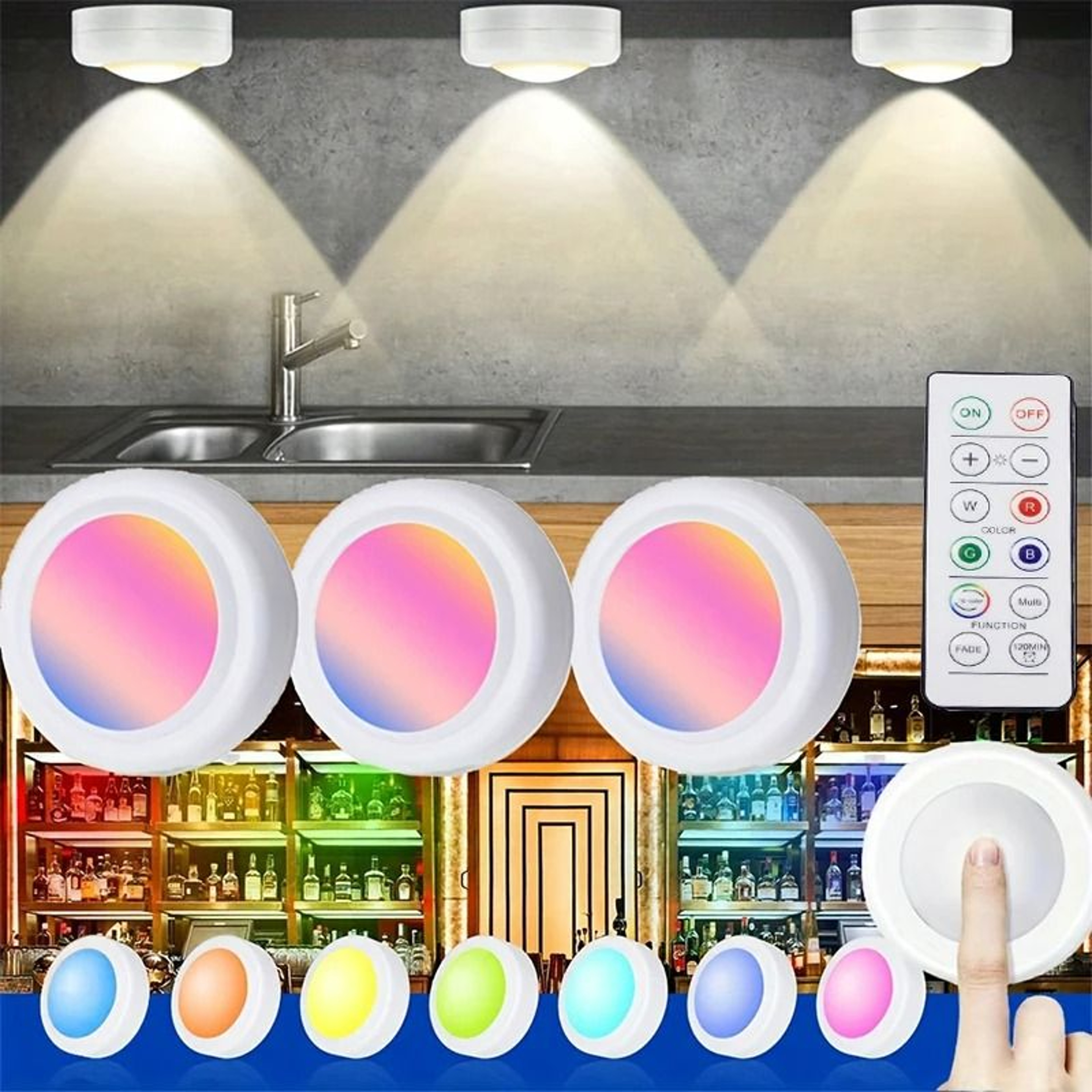 ColorBeam Remote Cabinet Lights 1