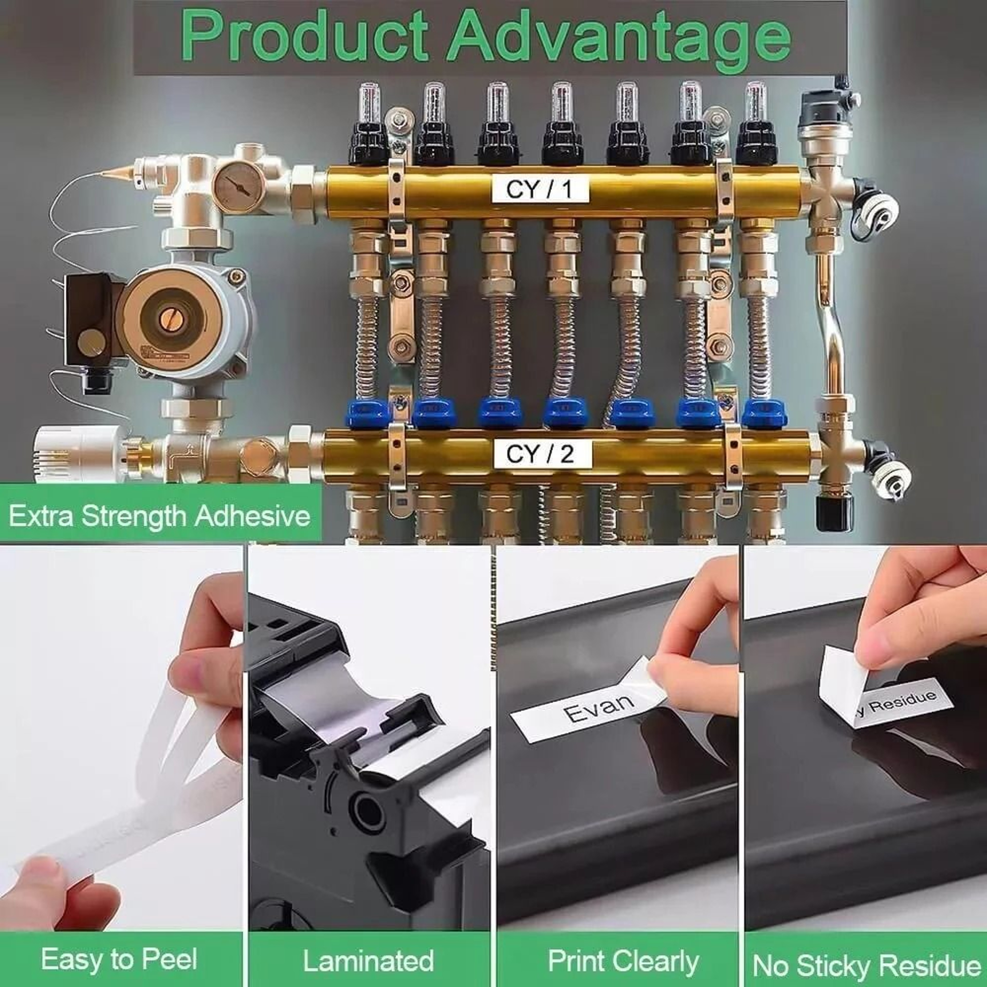 TapeNova PTouch Label Refills 2
