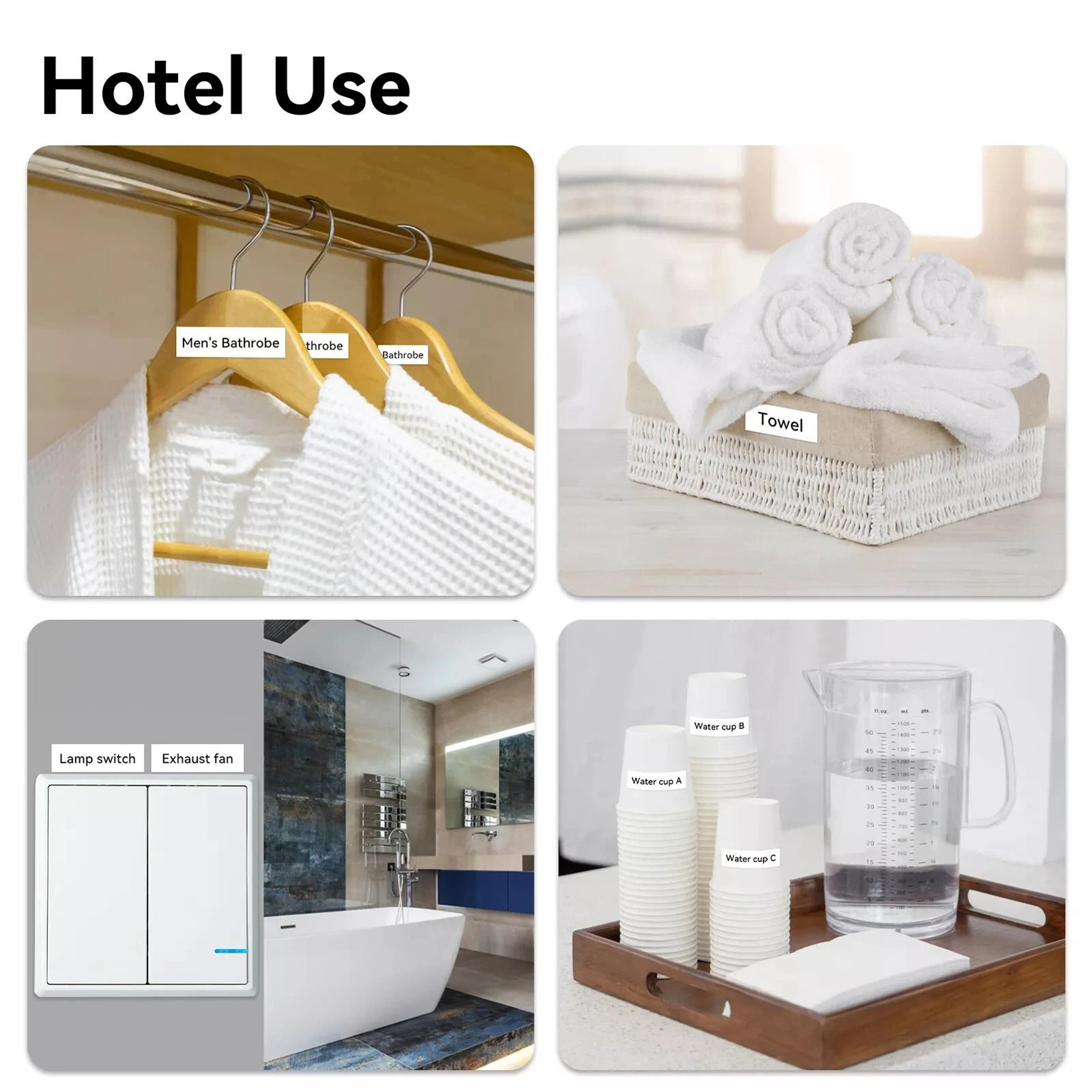 TapeNova PTouch Label Refills 3