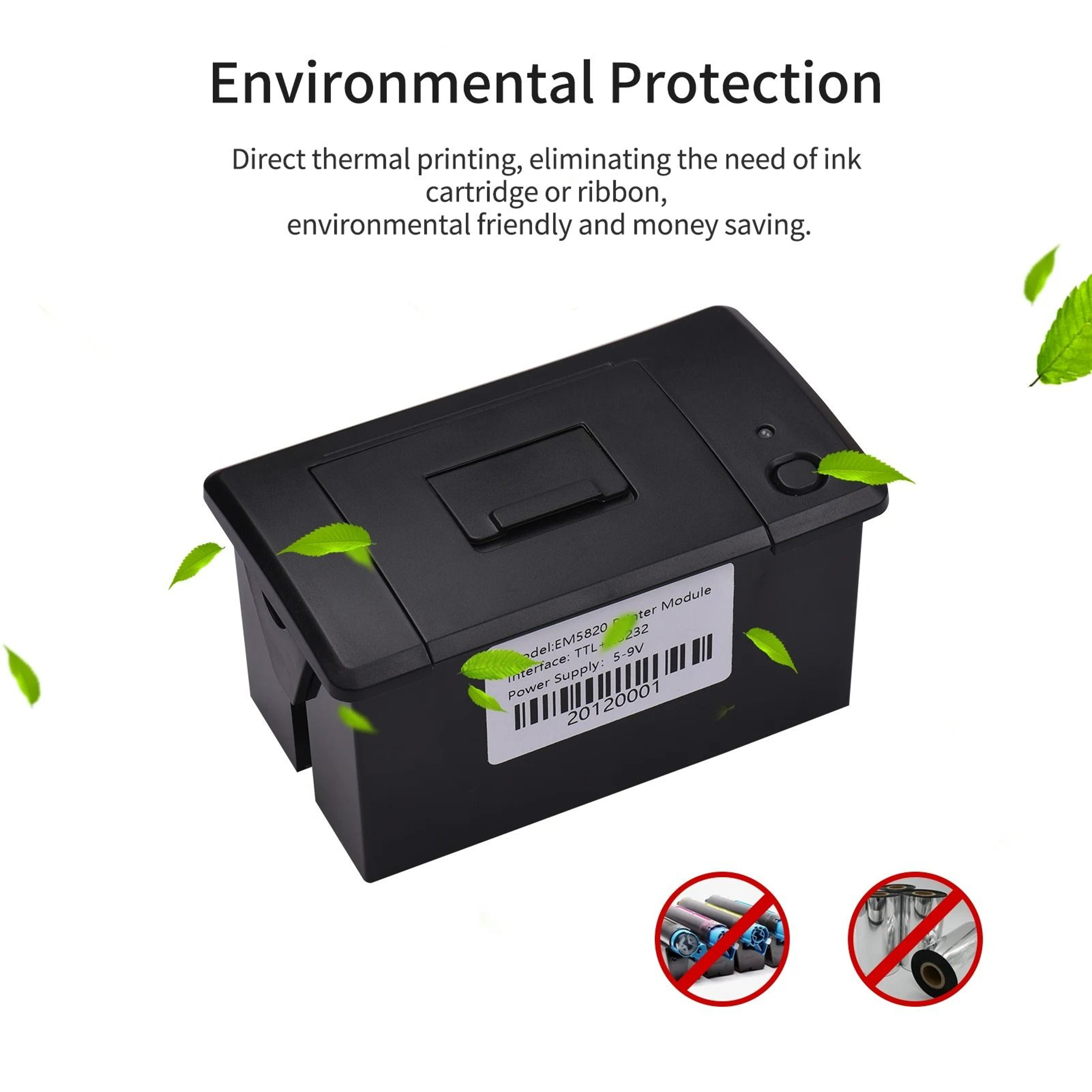 PrintCore 58mm Embedded Thermal Receipt Printer Module 1