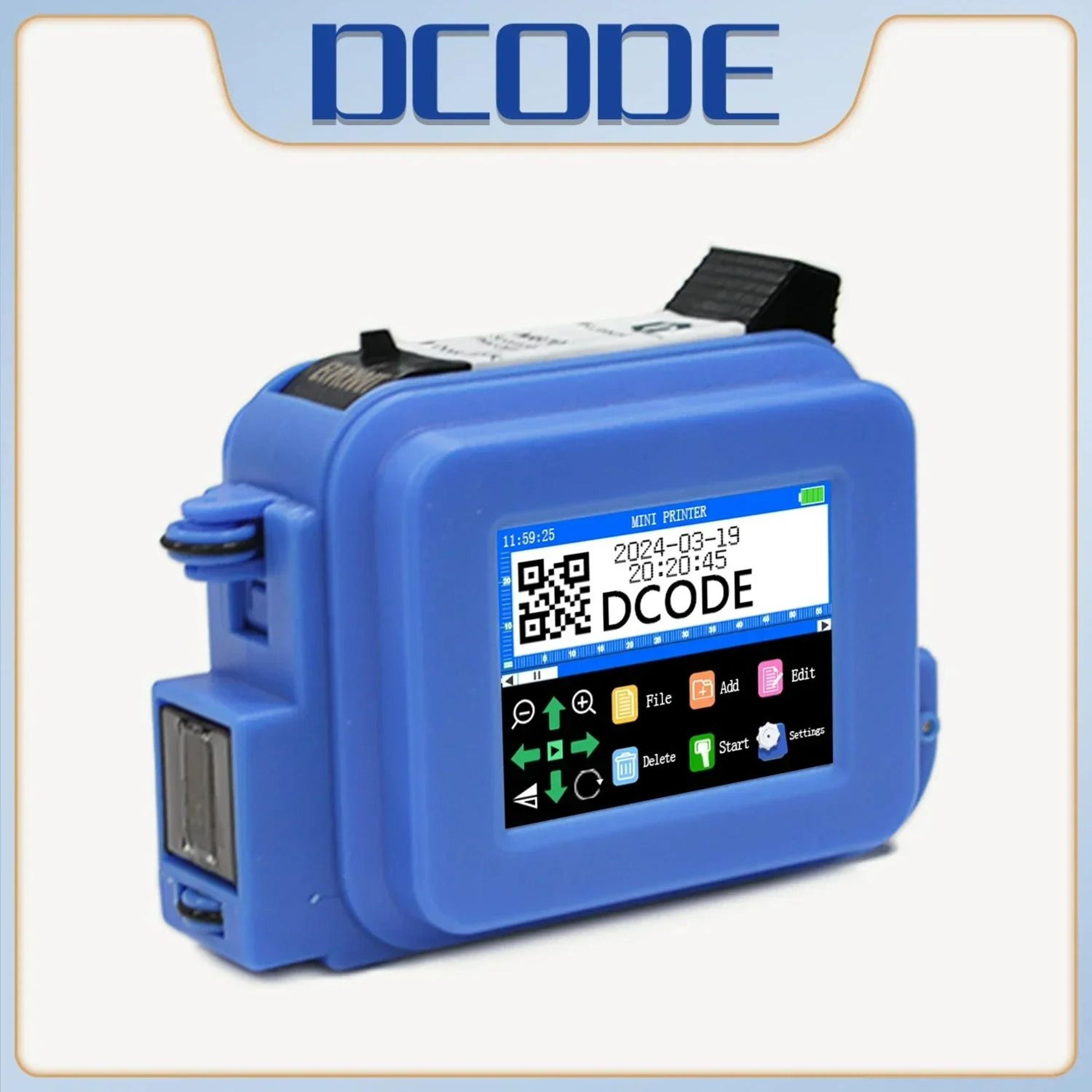 DCODE XMINI Portable Handheld Inkjet Coding Printer 4