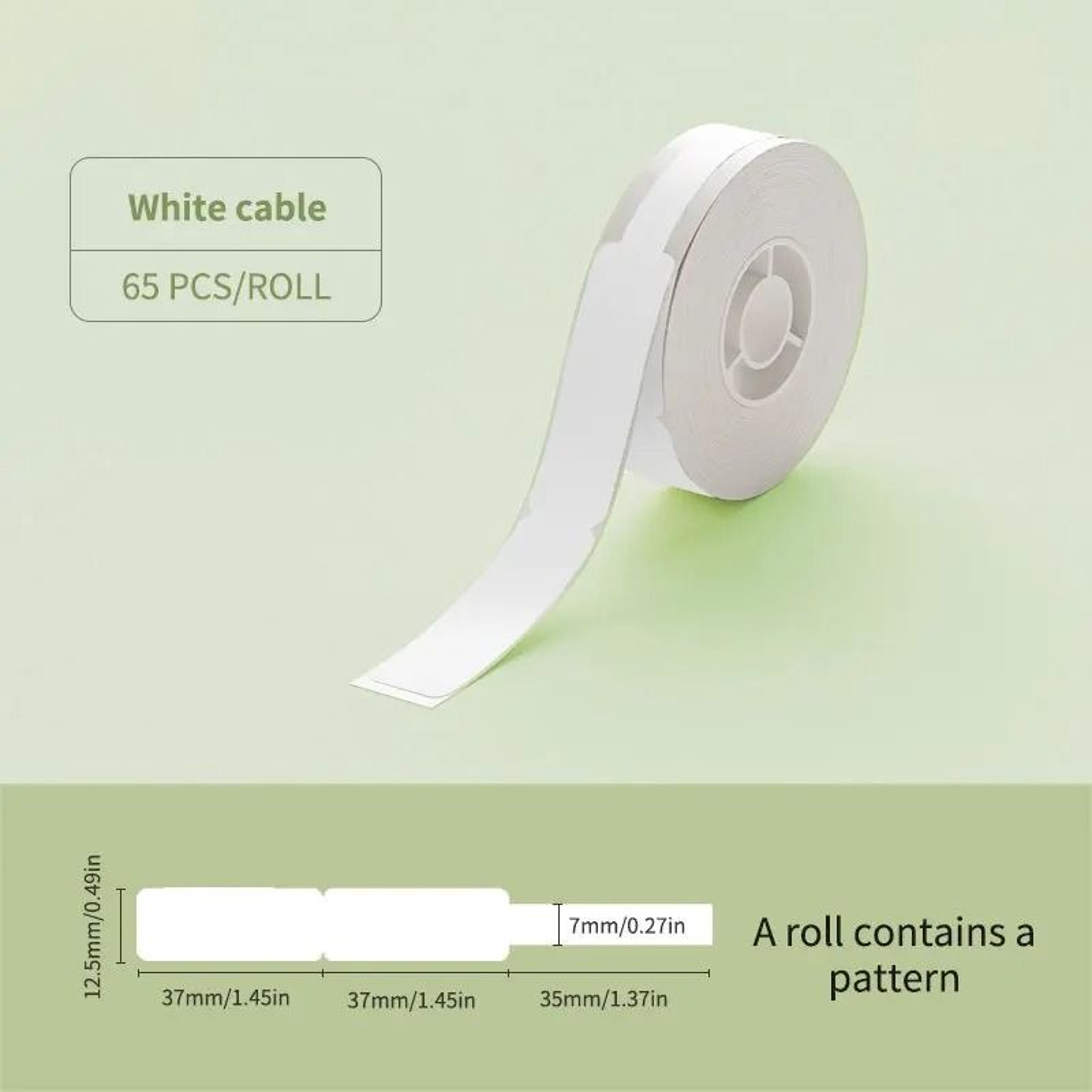 Niimbot D11 Waterproof Adhesive Label Rolls 10