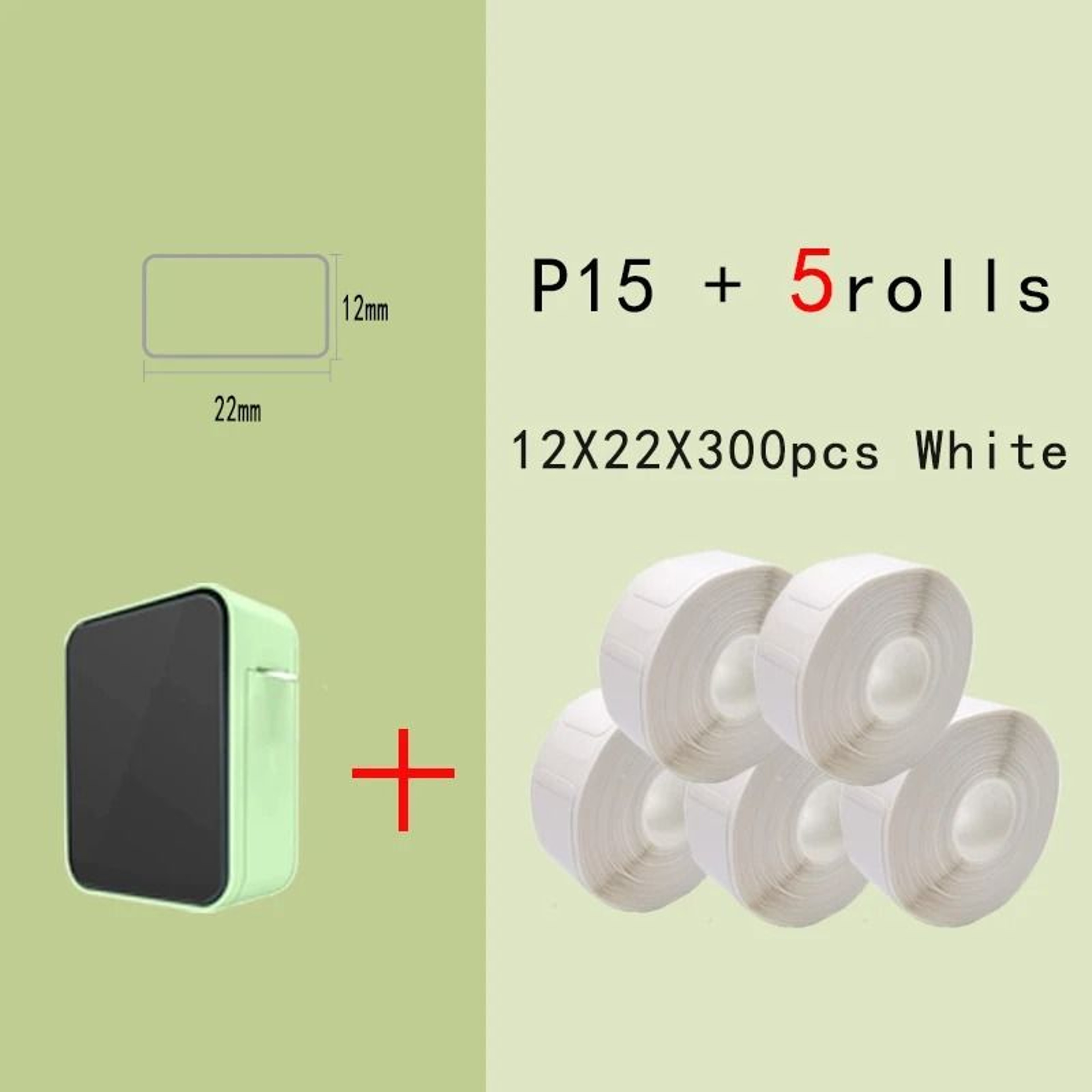 P15 Mini Wireless Bluetooth Thermal Label Printer 10