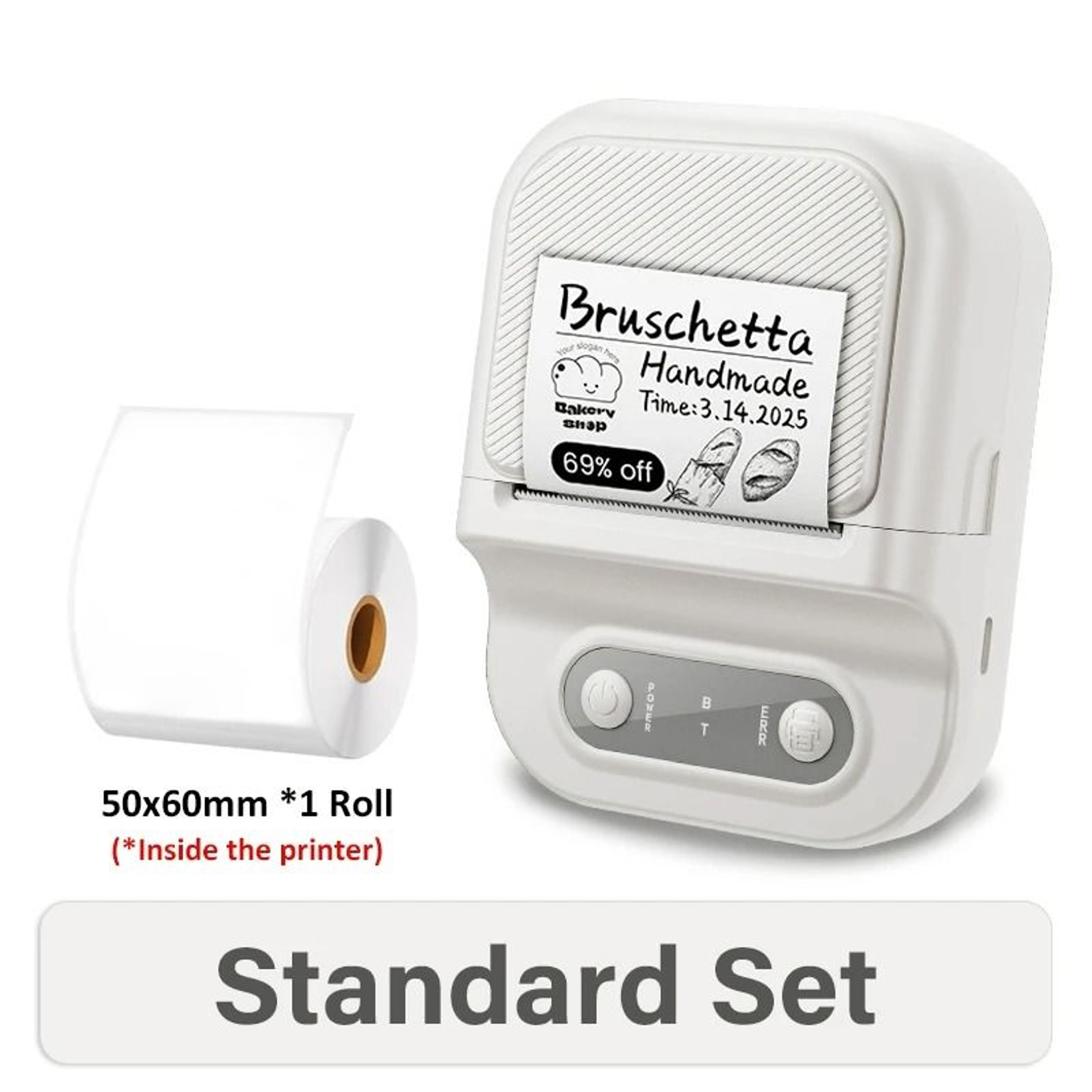 Mini Portable Inkless Label Printer 9