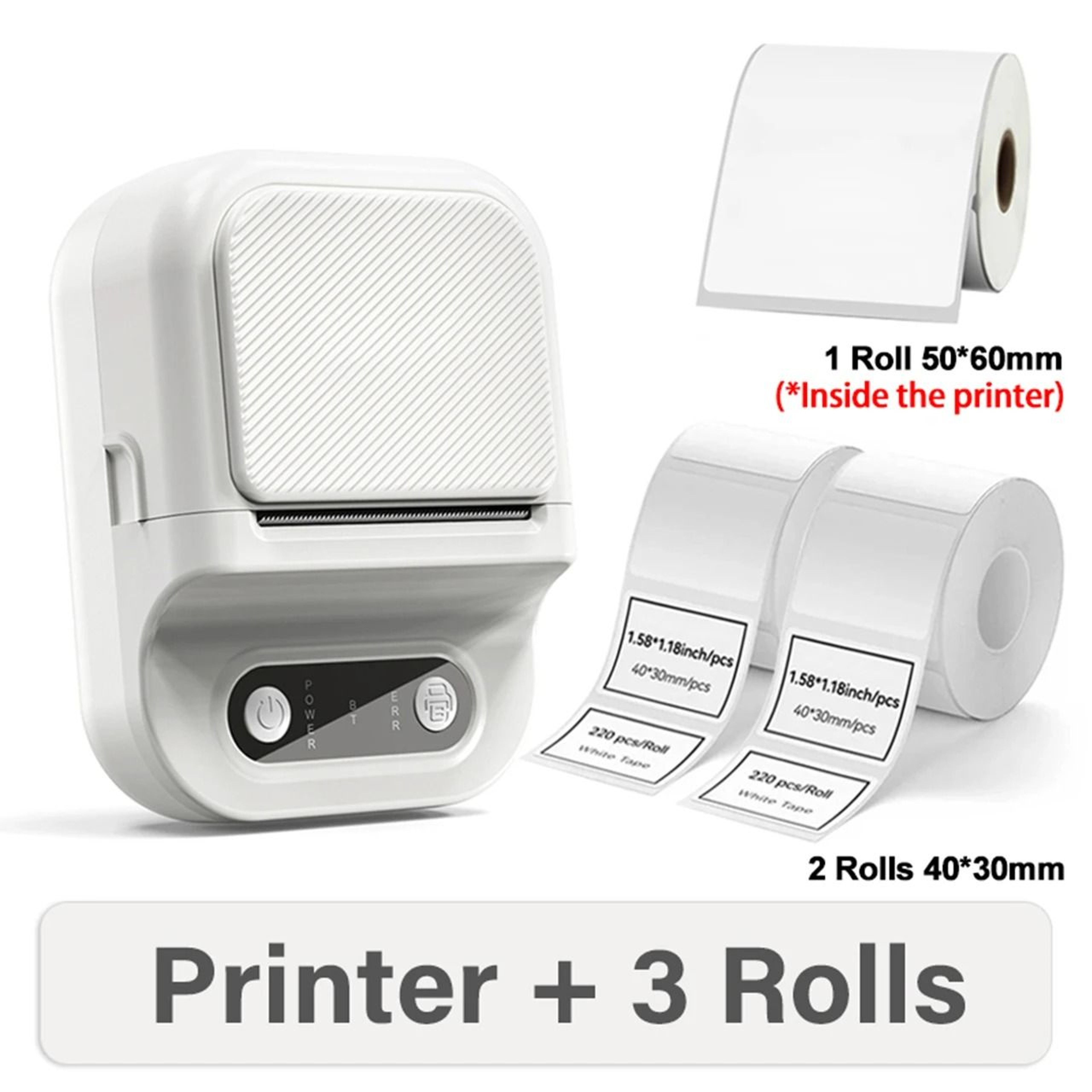 Mini Portable Inkless Label Printer 8