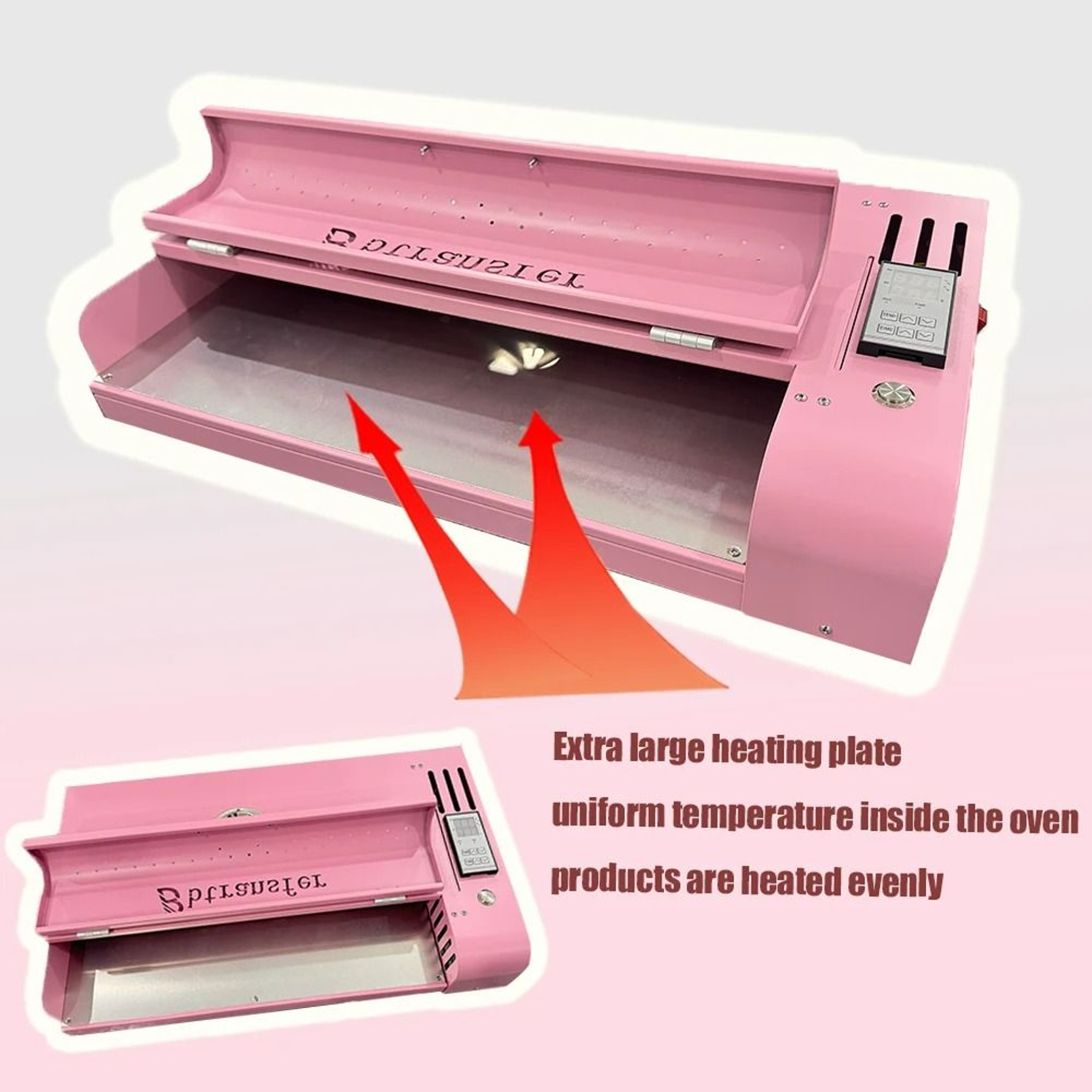 Pink A3 DTF Transfer Curing Oven 4