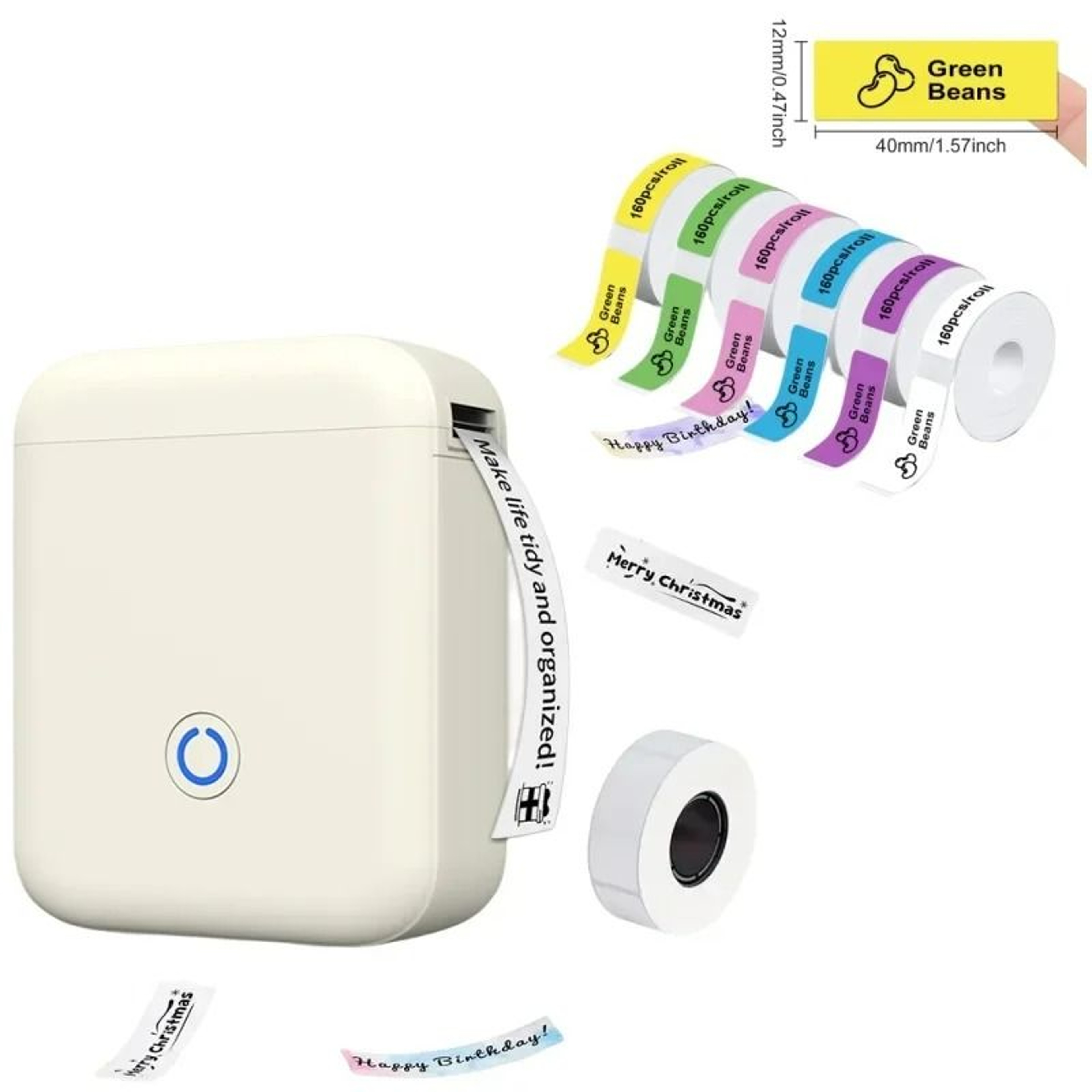 P11 Bluetooth Mini Thermal Label Printer 12