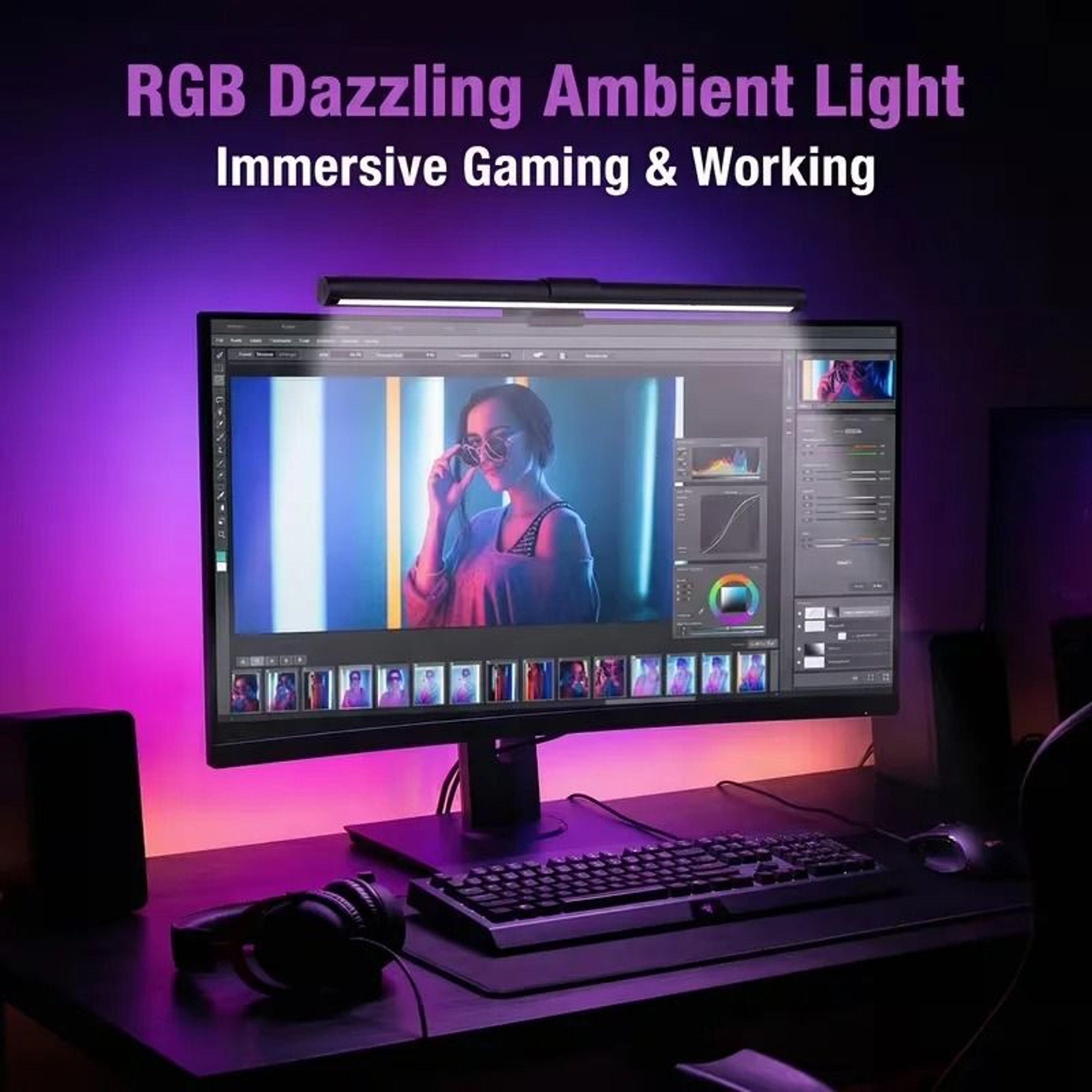 LumiBar USB Dimmable Monitor Light 0