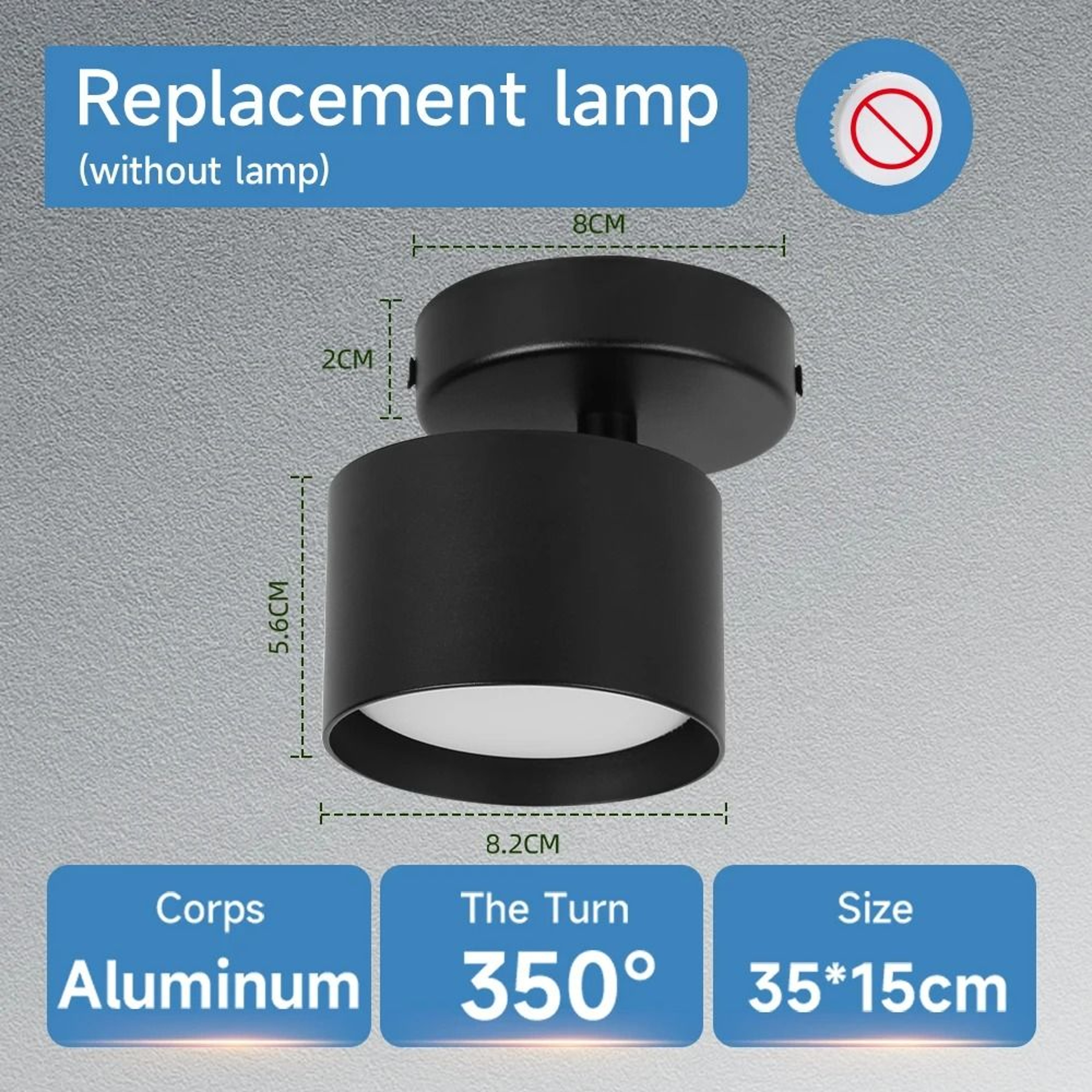 Rotatable GX53 Multi Head Ceiling Spotlights 7