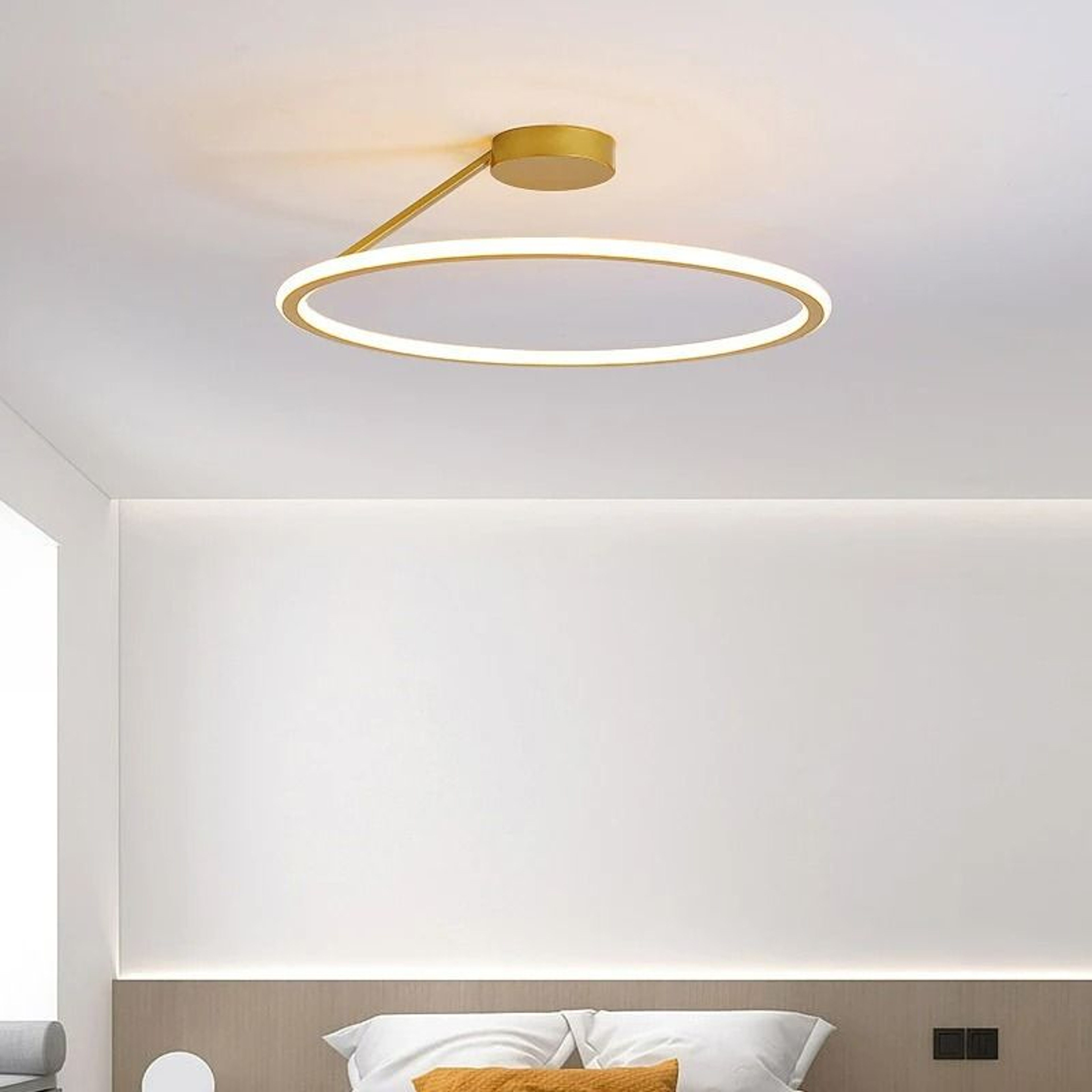 Modern Dimmable LED Ring Ceiling Chandelier 3