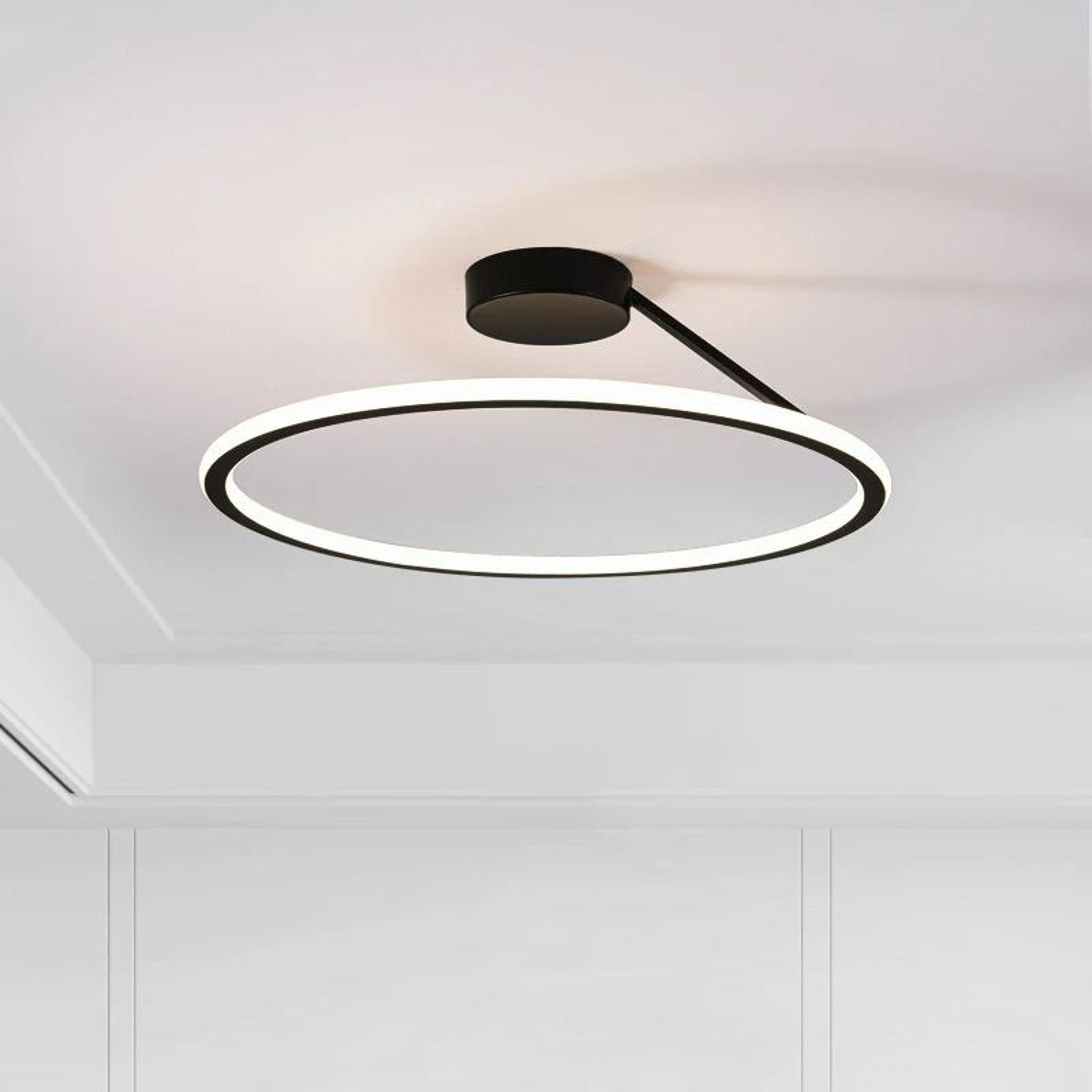 Modern Dimmable LED Ring Ceiling Chandelier 2