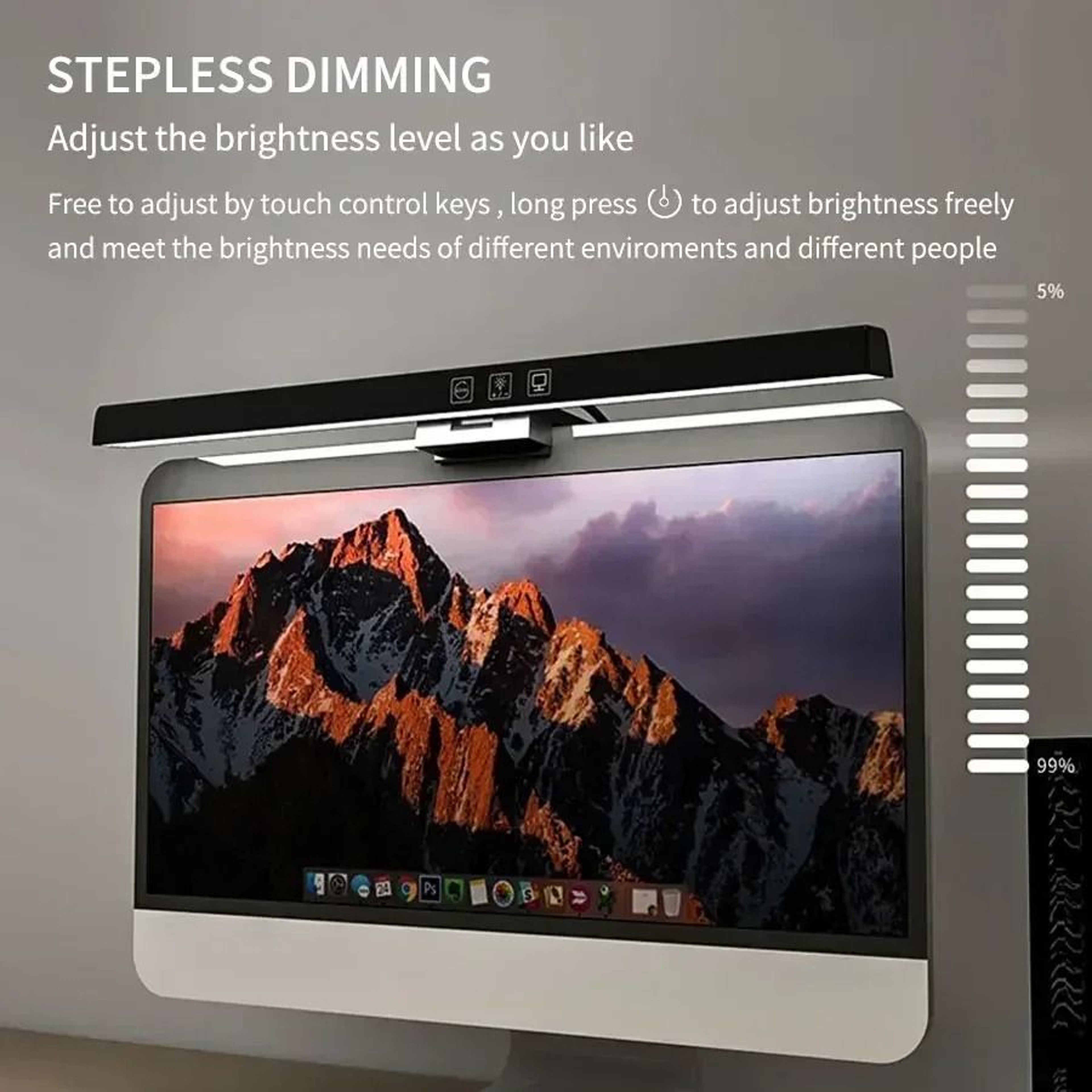 ClearBeam USB Dimmable Monitor LightC 2