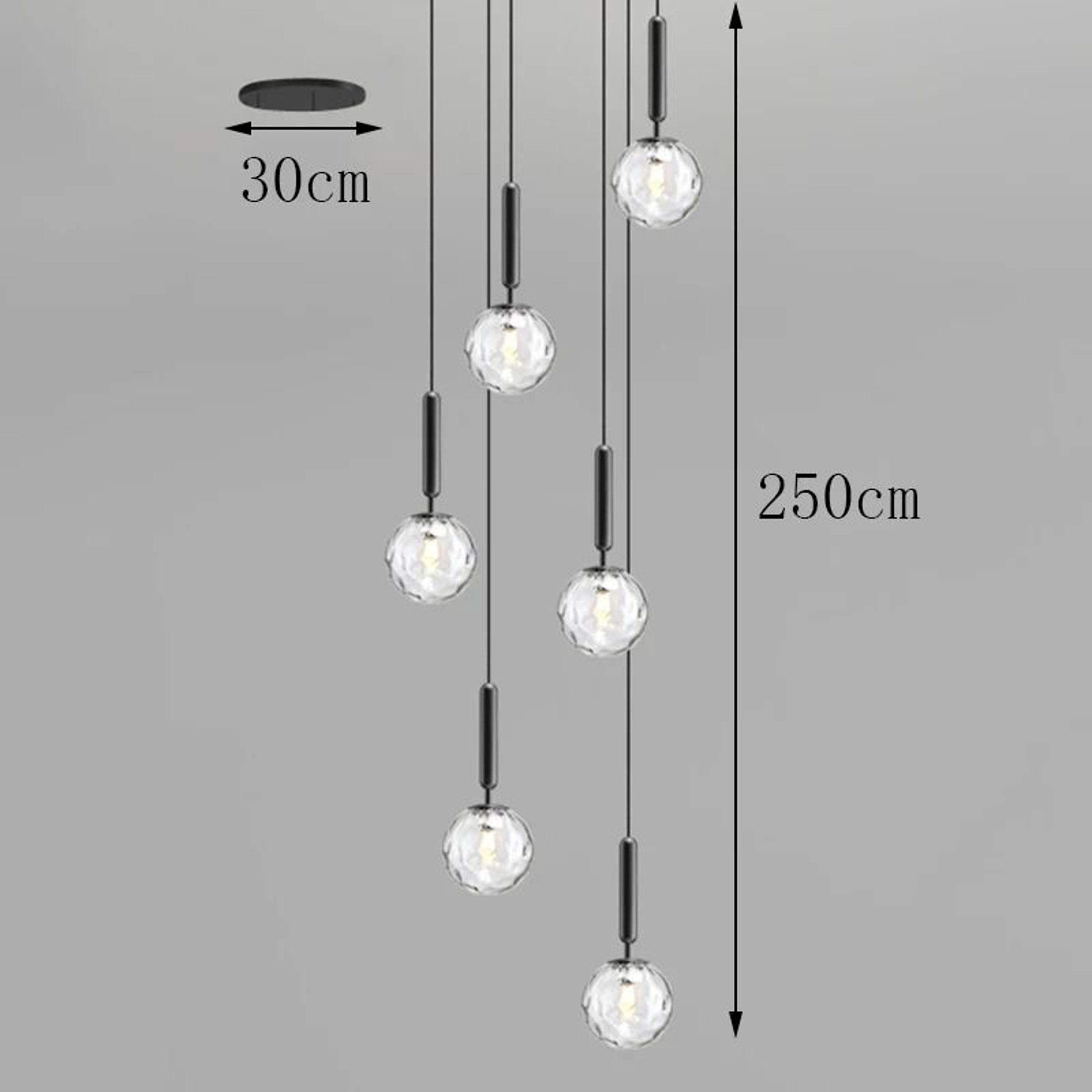 Modern LED Pendant Chandelier Light 8