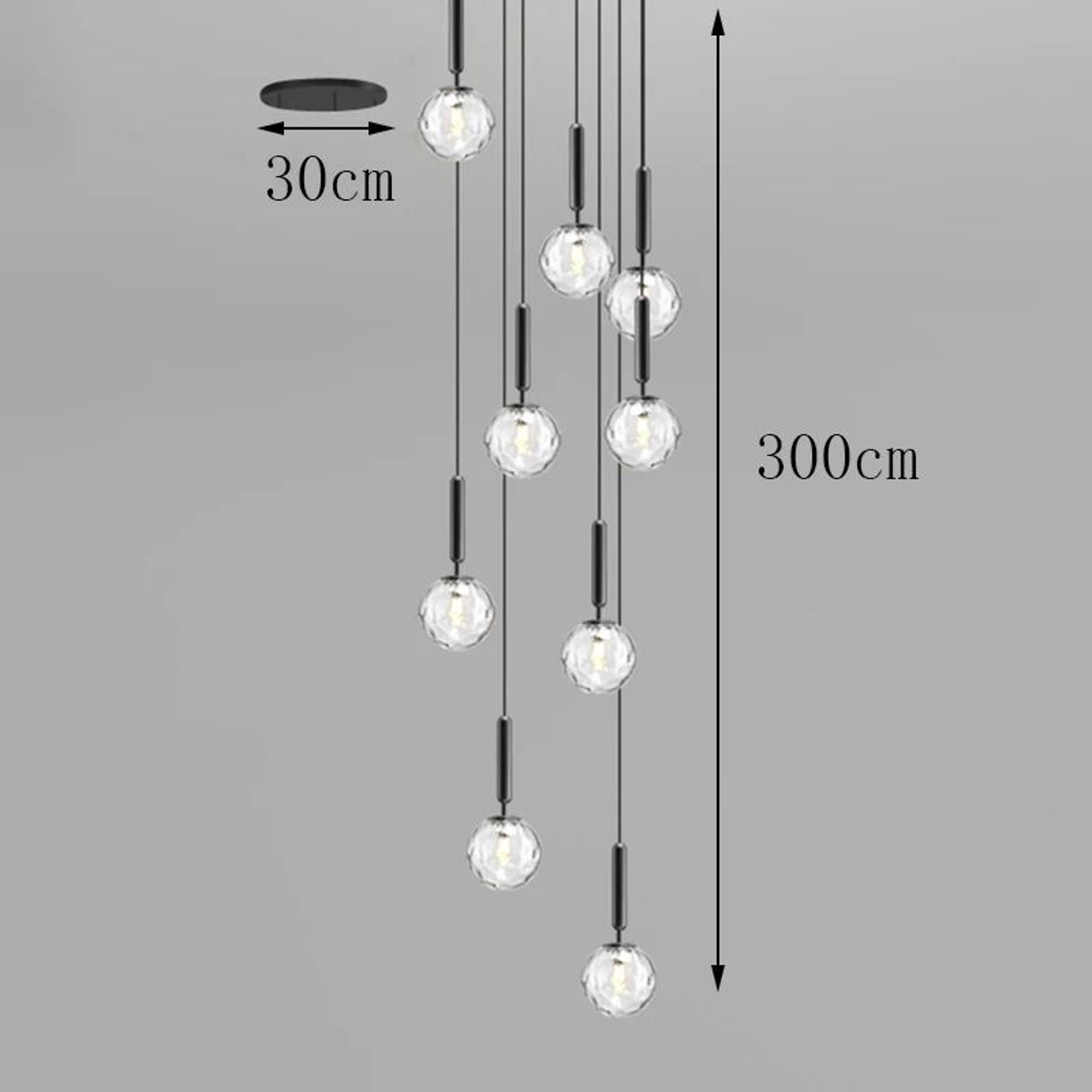 Modern LED Pendant Chandelier Light 9