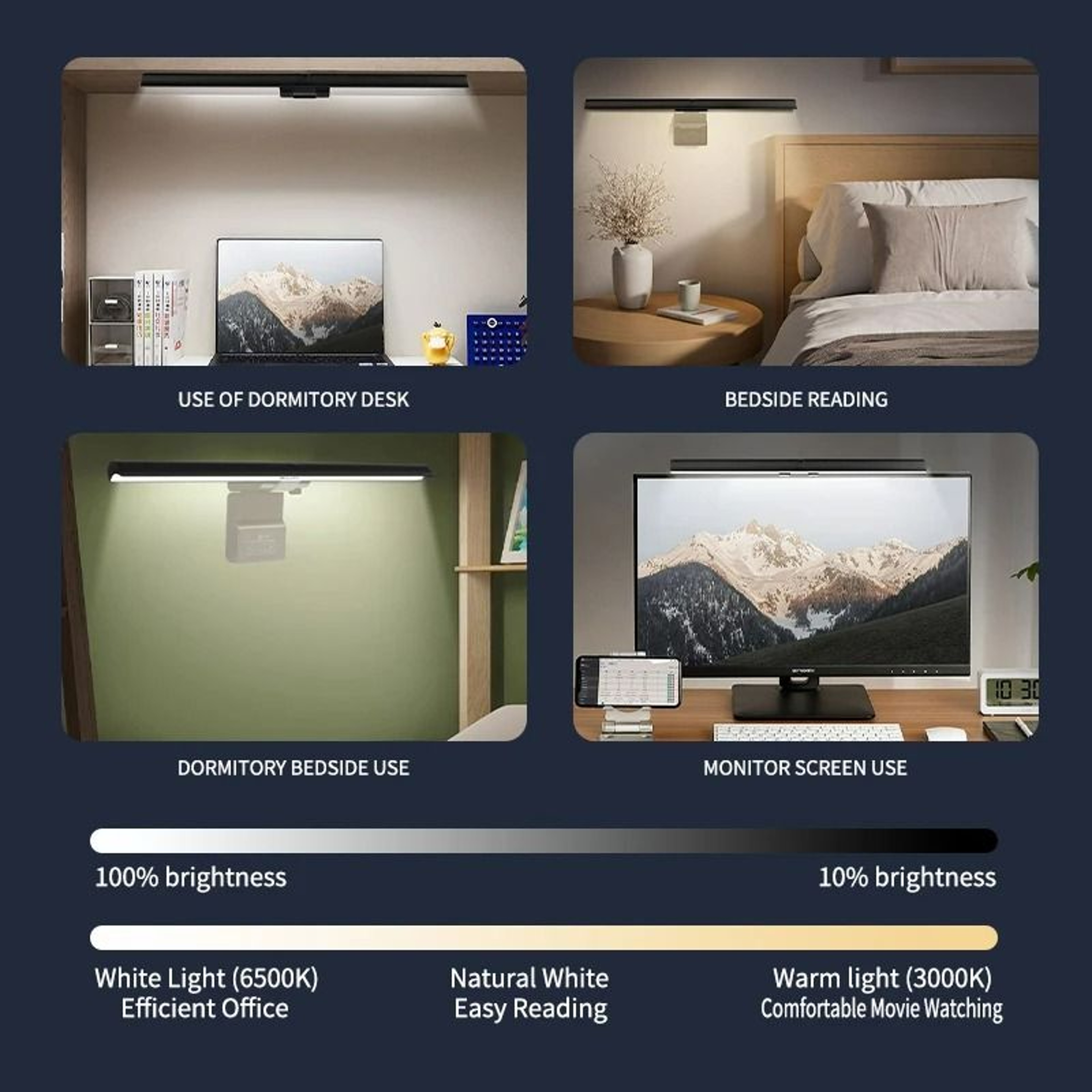 USB Stepless Dimming Monitor Light Bar 1