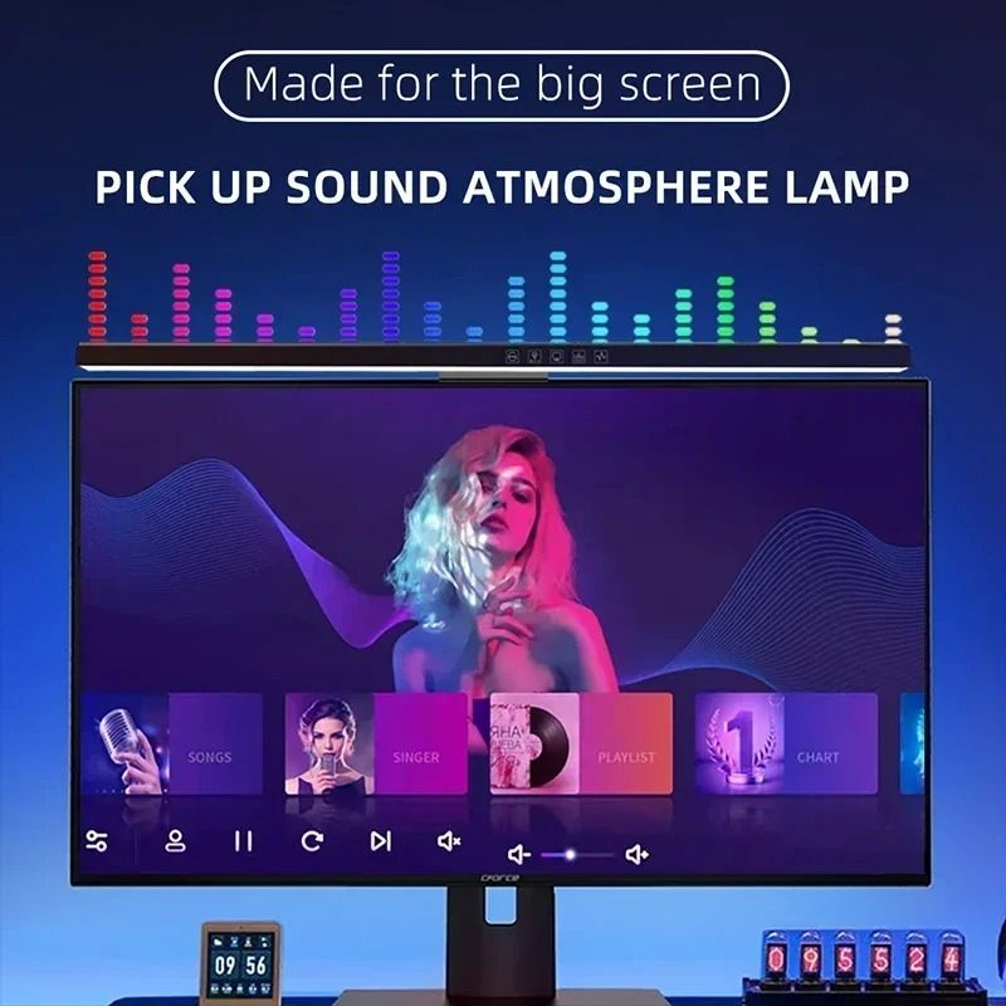 LumaVibe RGB Gaming Monitor Light 1