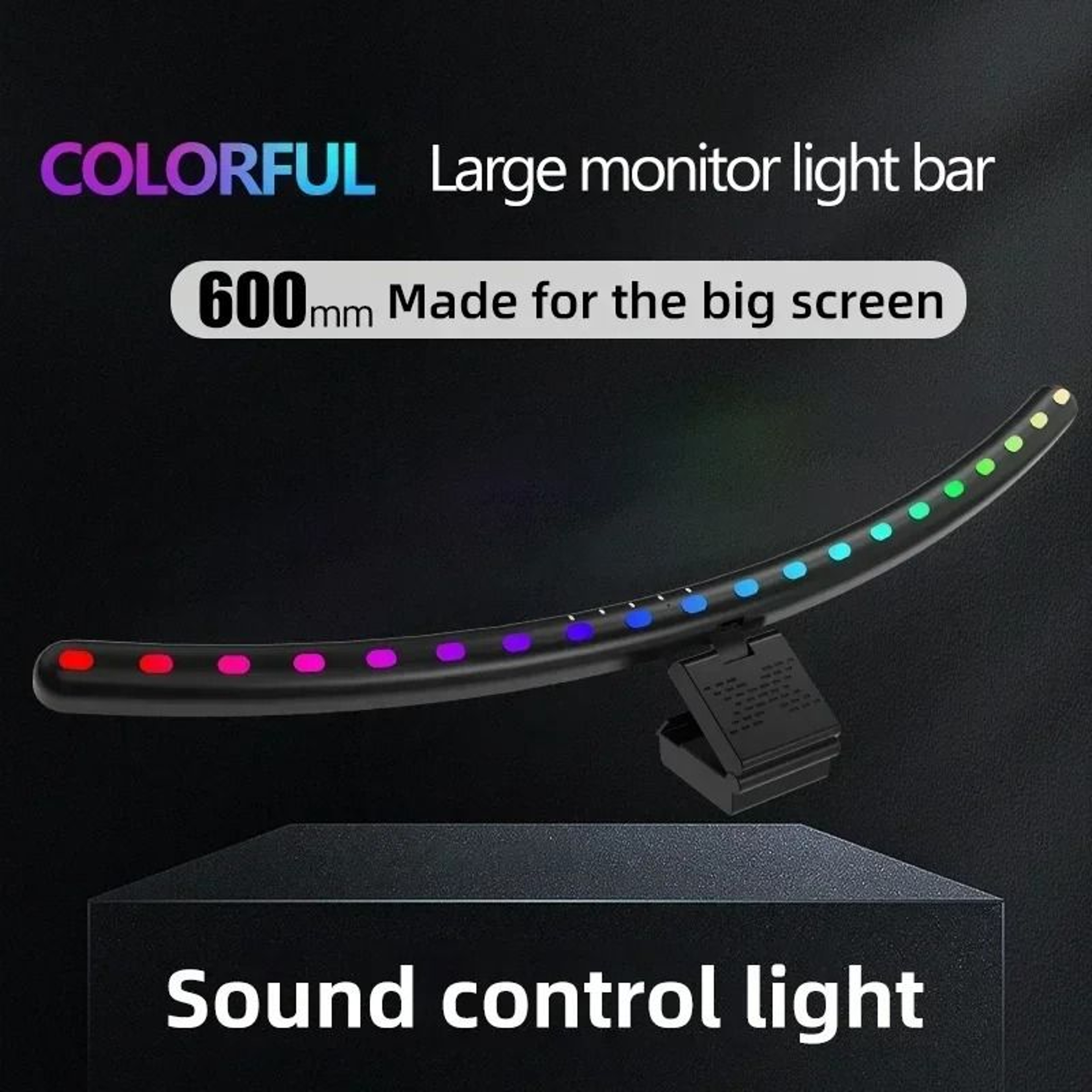 LumaVibe RGB Gaming Monitor Light 2