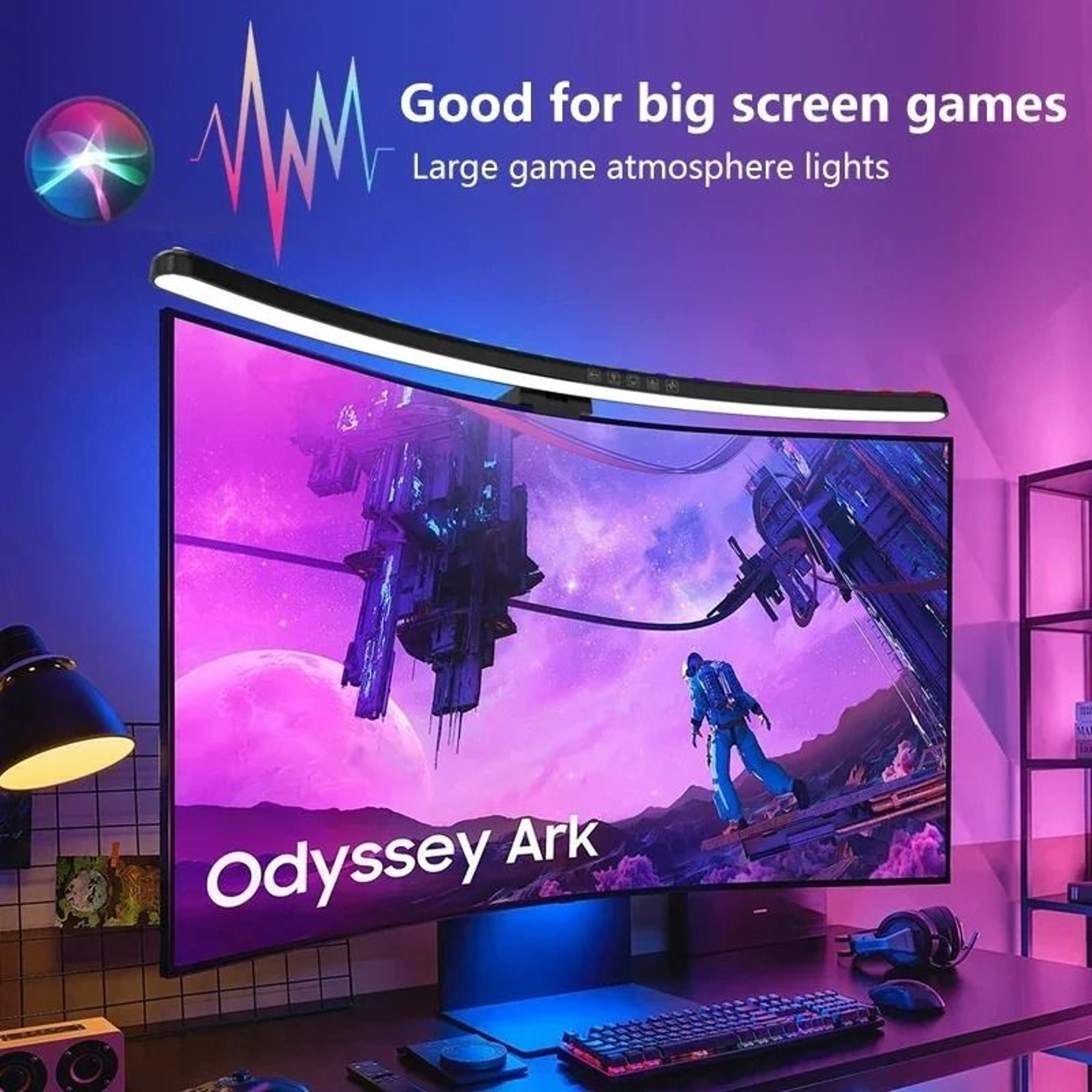 LumaVibe RGB Gaming Monitor Light 0