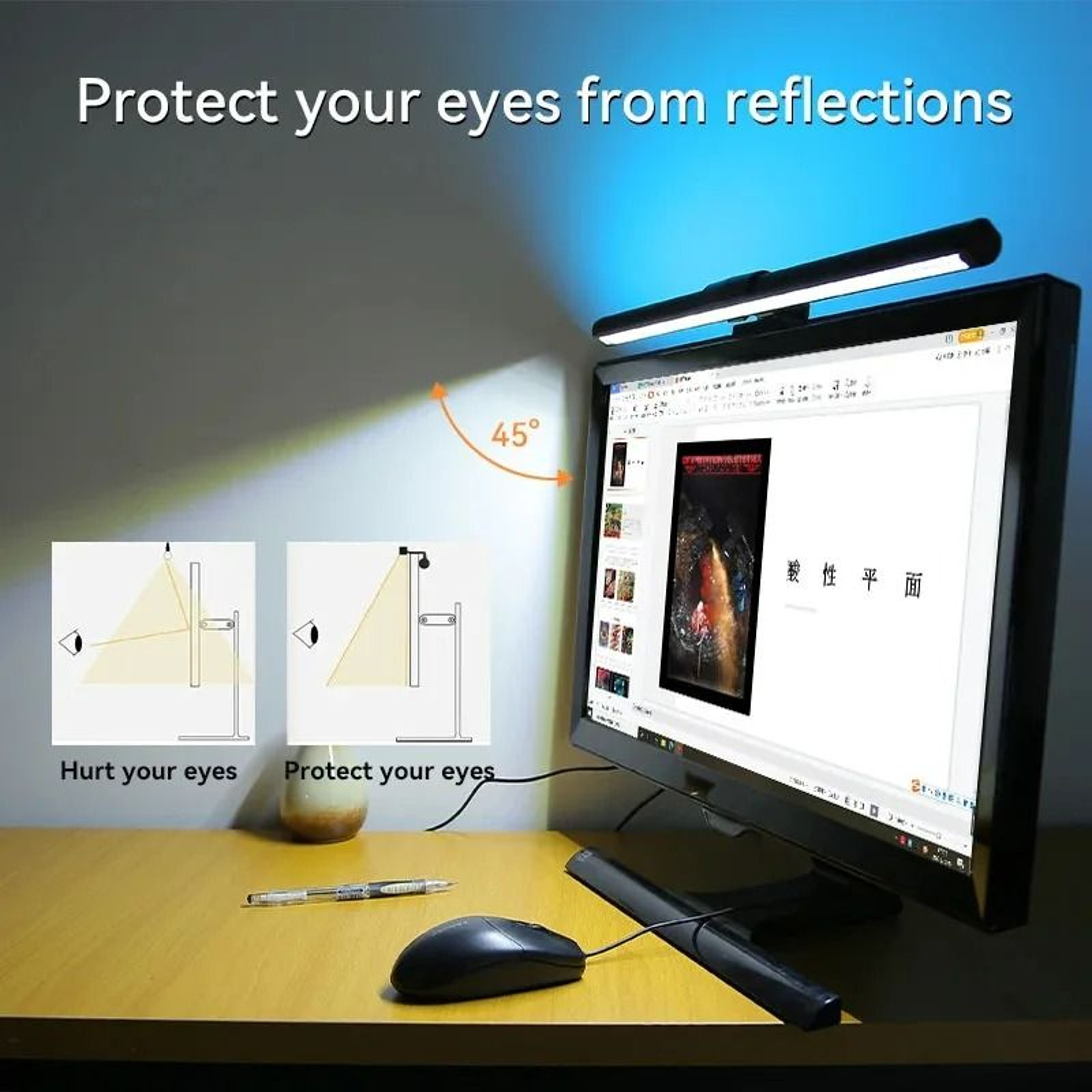 USB Eye Care Screen Light Bar 4