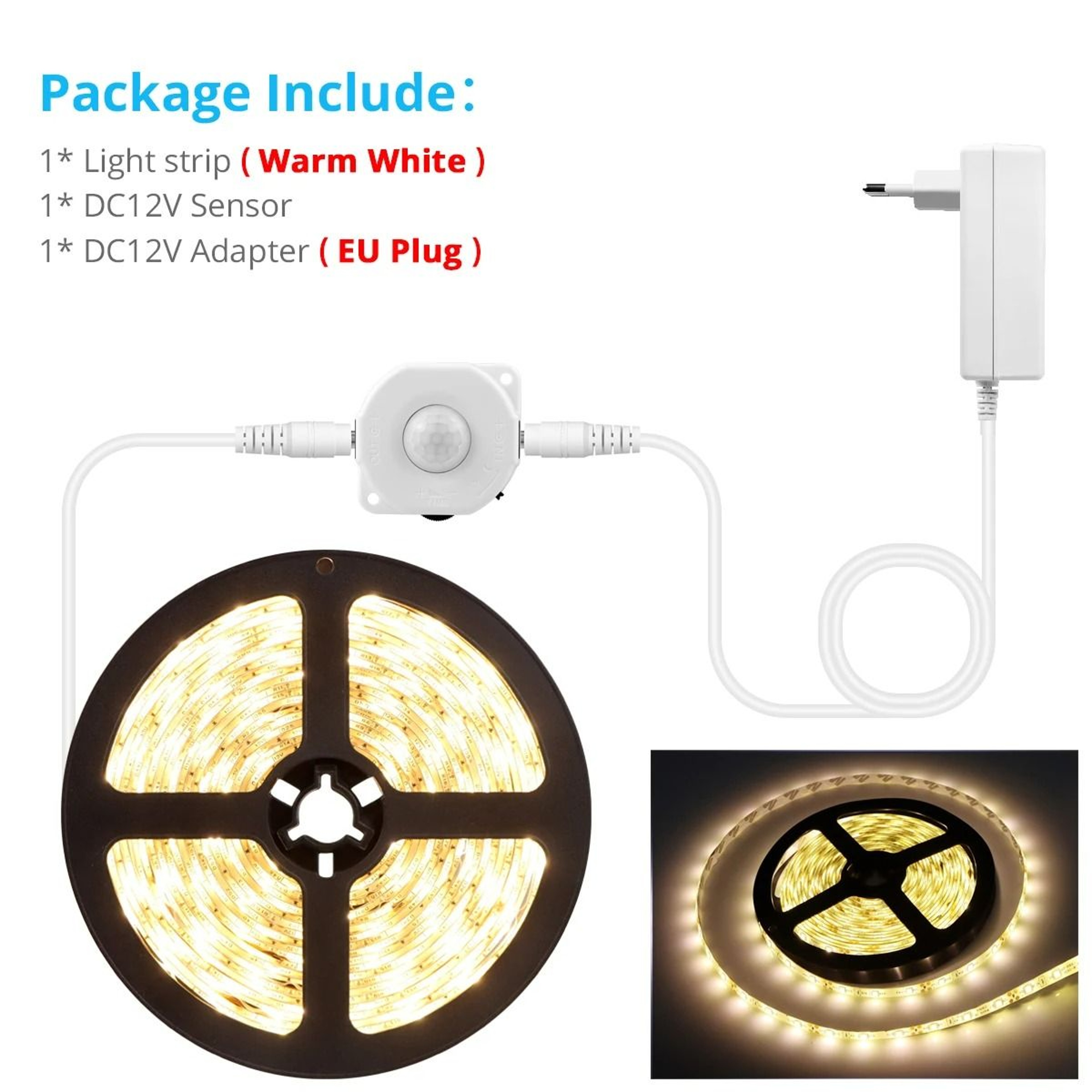 Smart PIR Motion Sensor LED Strip 7