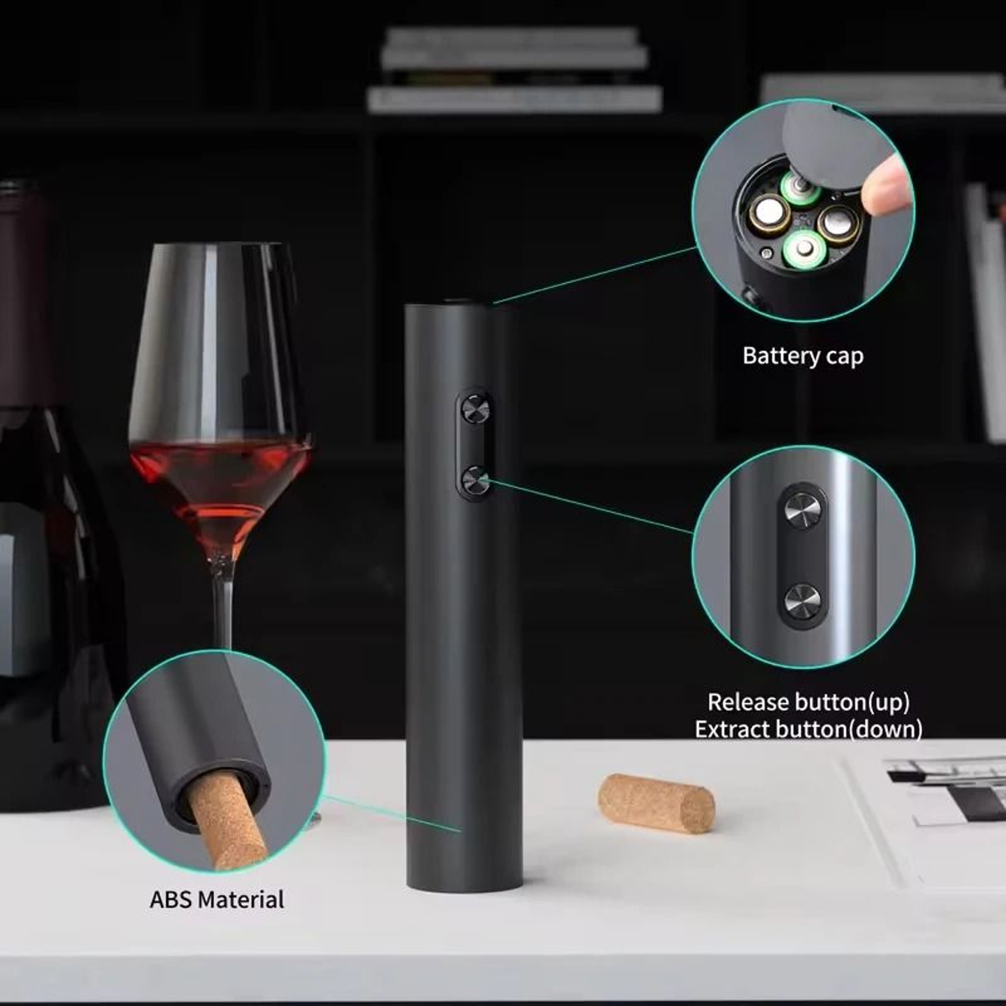 VinoSwift Automatic Electric Corkscrew 2