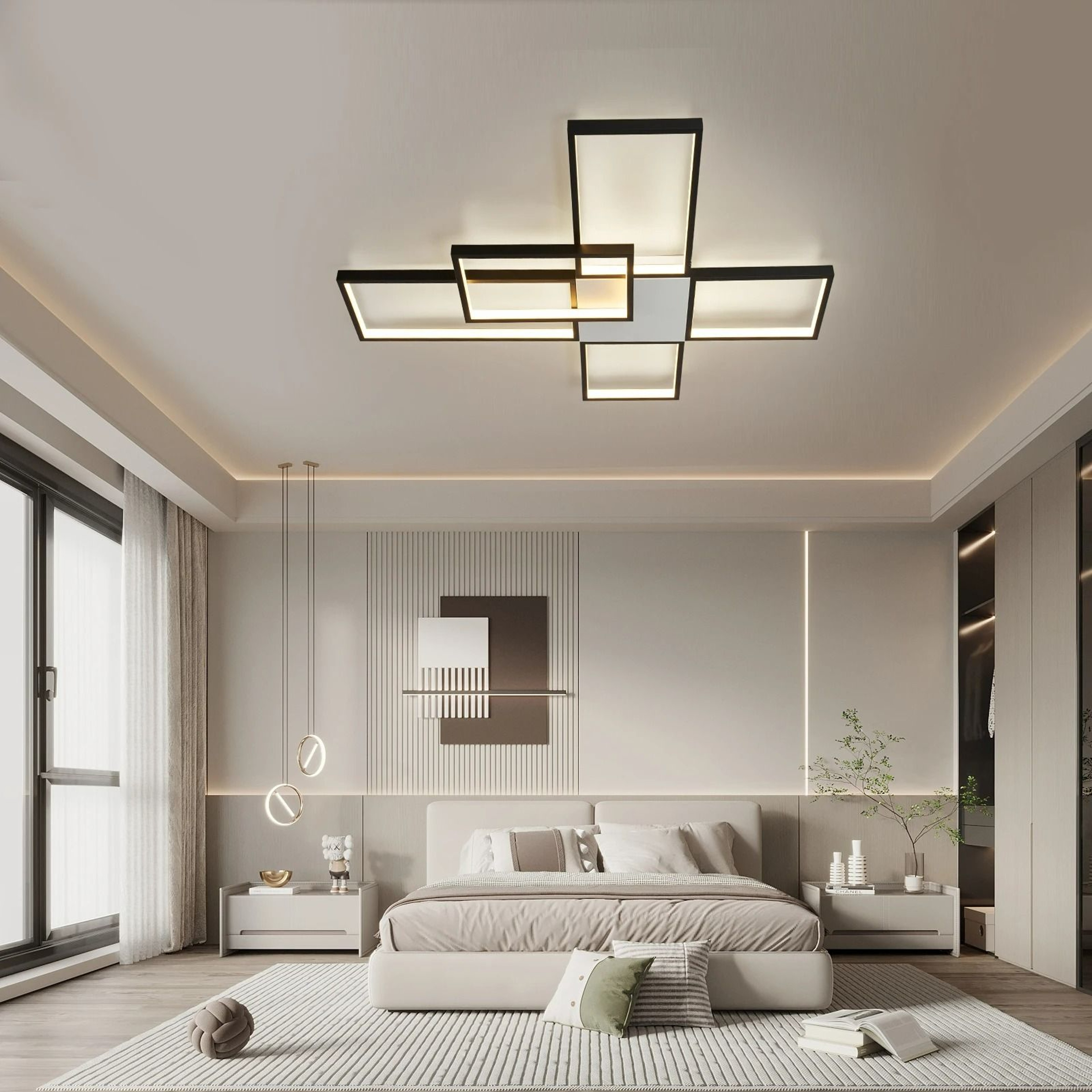 LuxeGlow Modern LED Ceiling Light 5