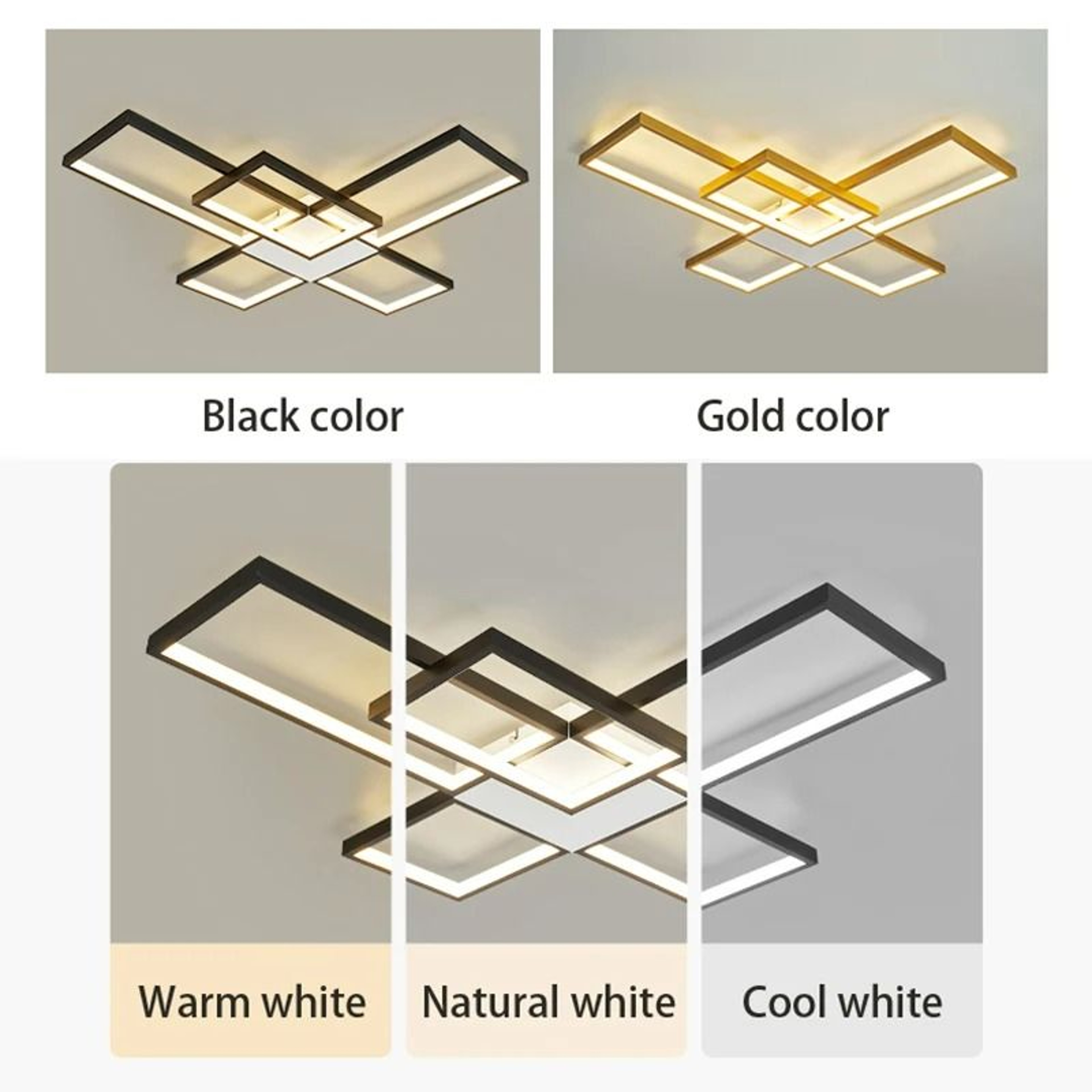 LuxeGlow Modern LED Ceiling Light 3