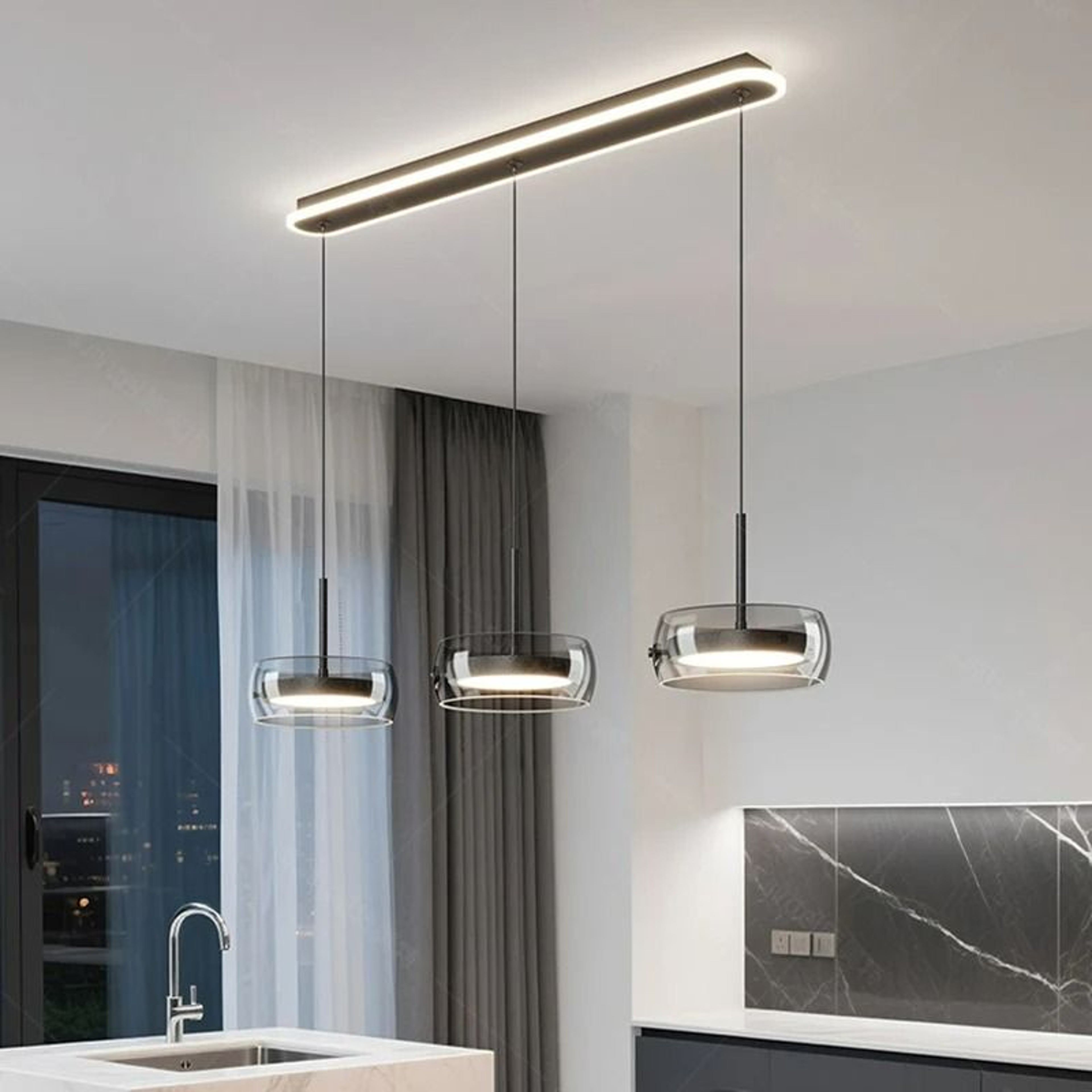 LumiNest Smart LED Pendant Light 0