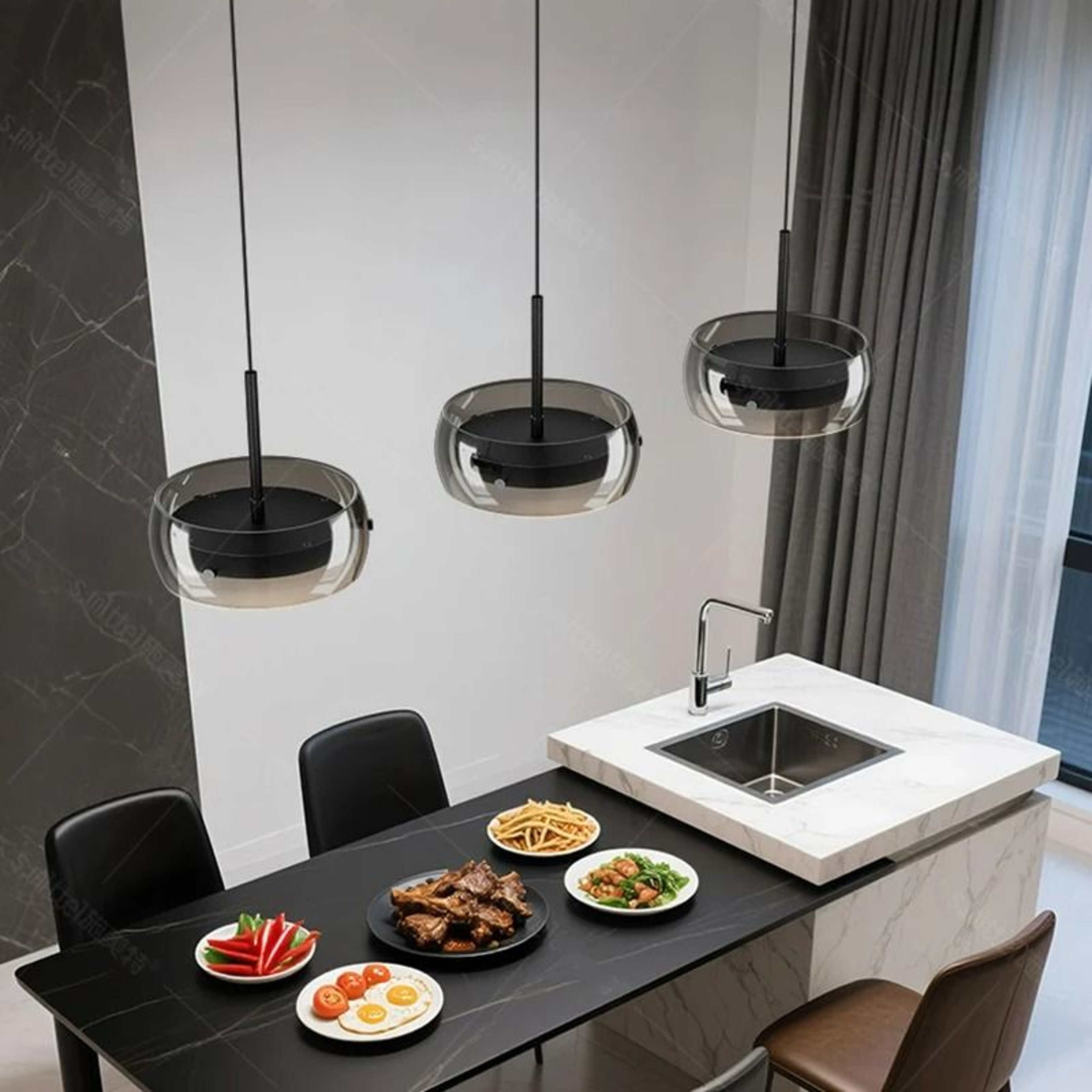 LumiNest Smart LED Pendant Light 4