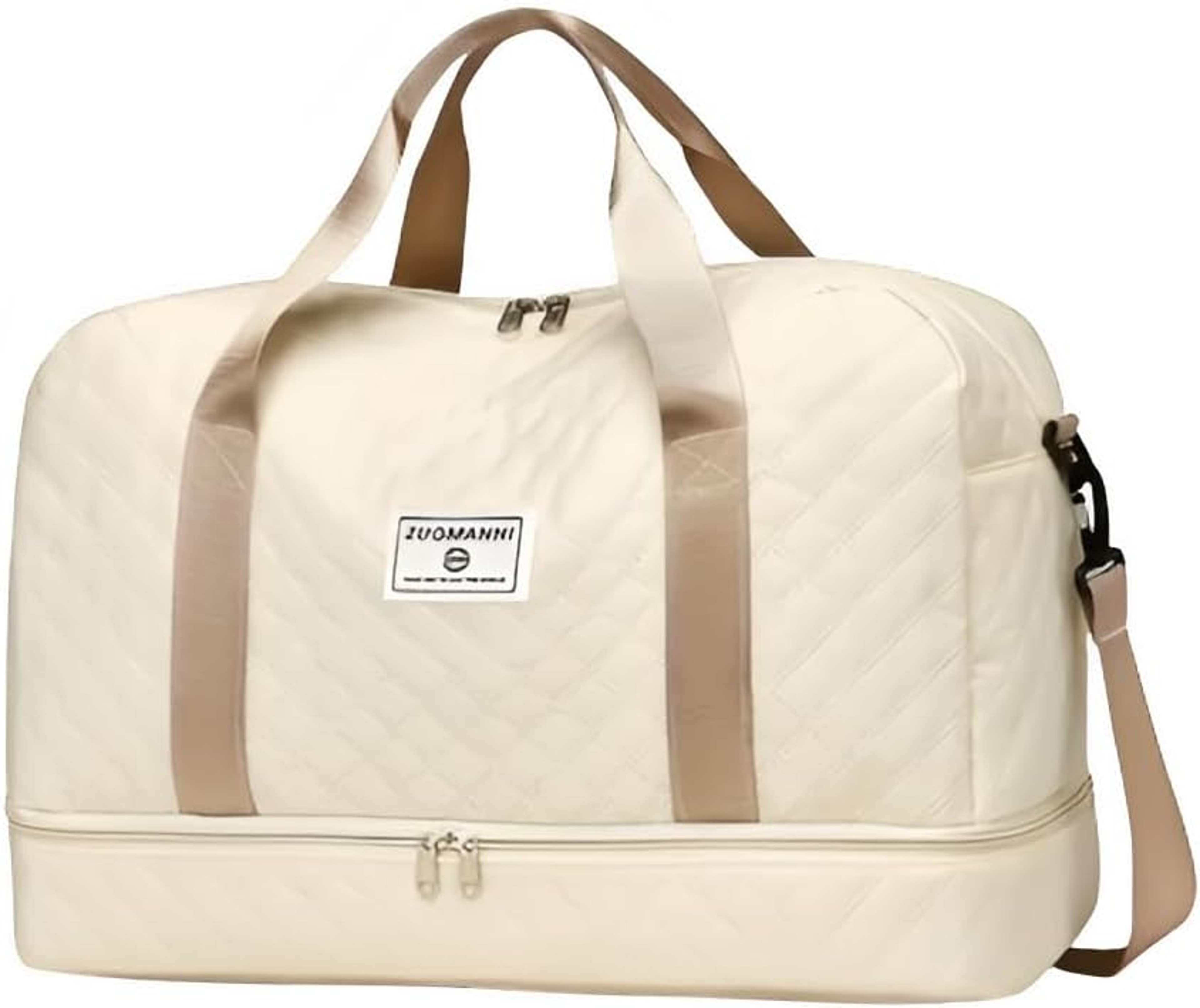 Lightweight Travel Duffel Bag  Large Capacity Portable Weekender  Gym Storage Tote 0