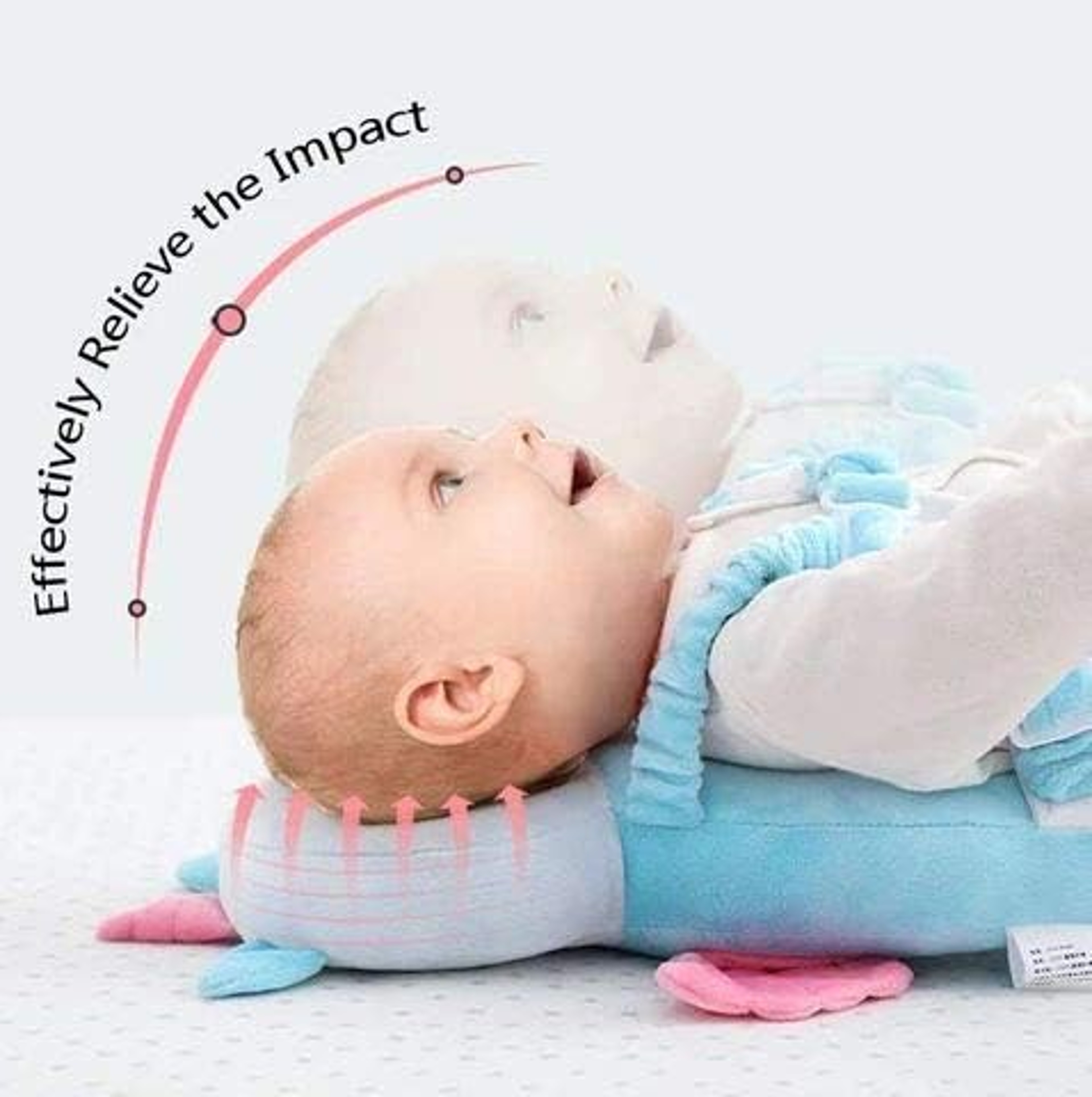 Toddler Baby Head Protector Pillow  Safety Cushion For 13T Infants With Cute Cartoon Wings Design 3