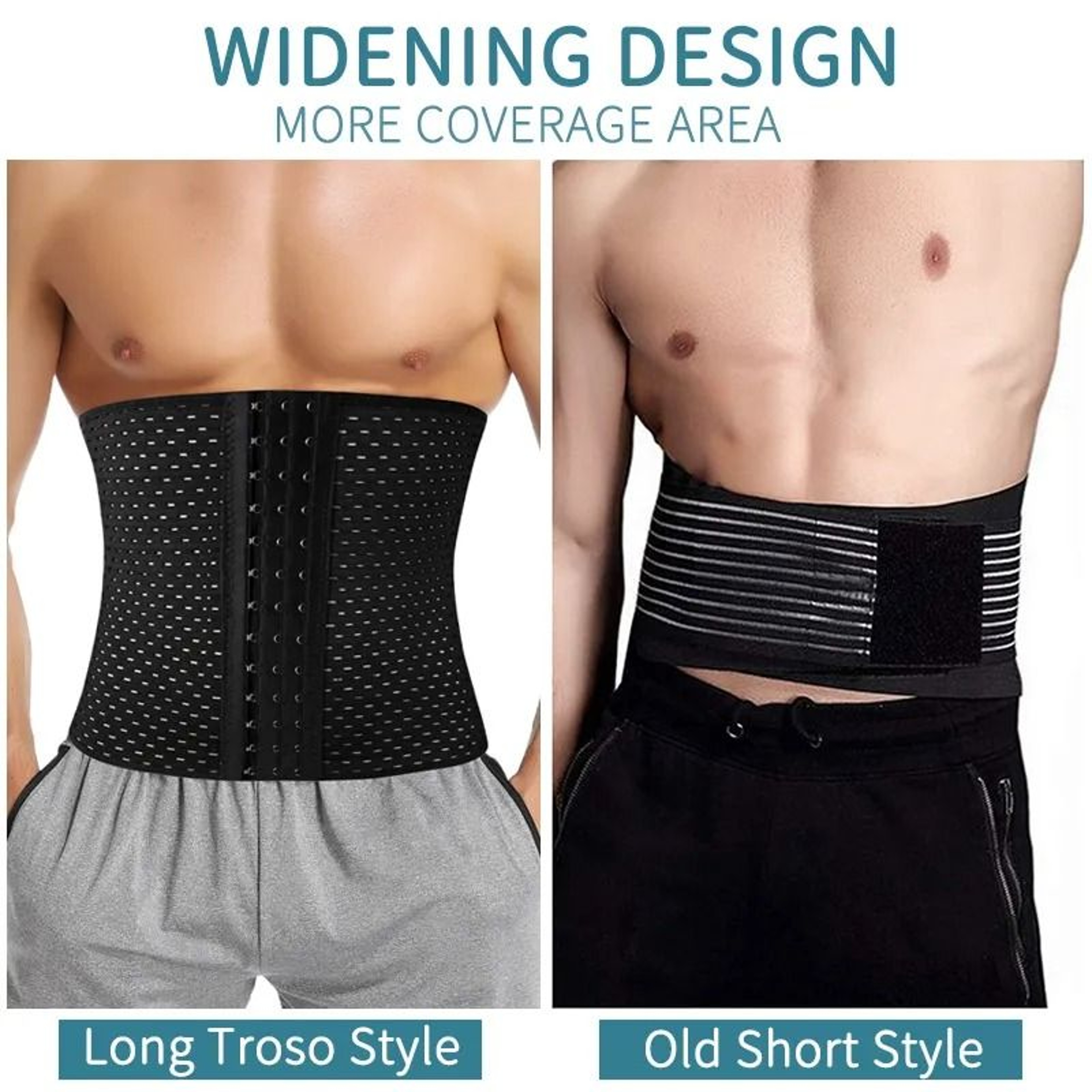 High Compression Waist Trainer Belt For Men With Adjustable Modeling Straps And Slimming Support 2