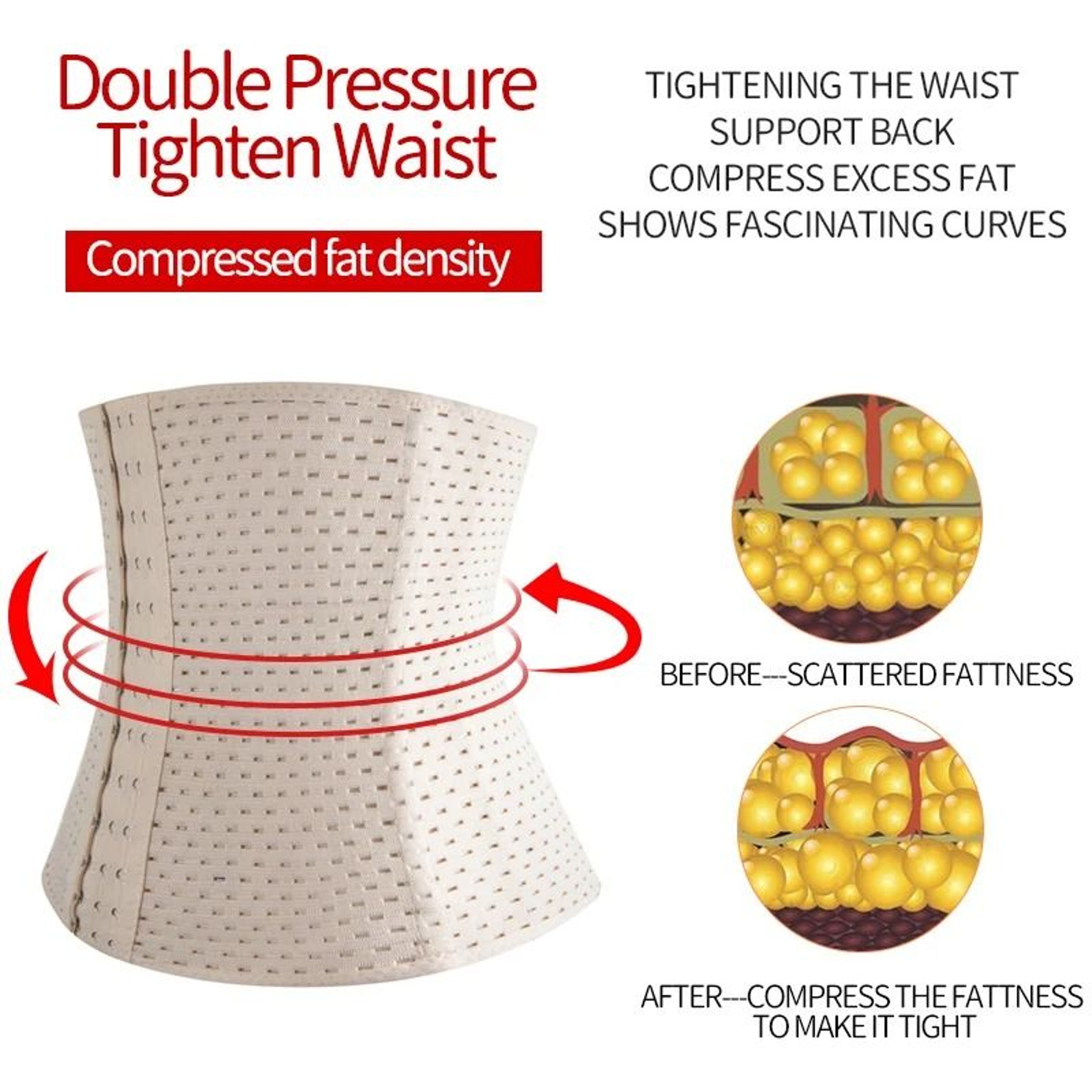 High Compression Waist Trainer Belt For Men With Adjustable Modeling Straps And Slimming Support 4