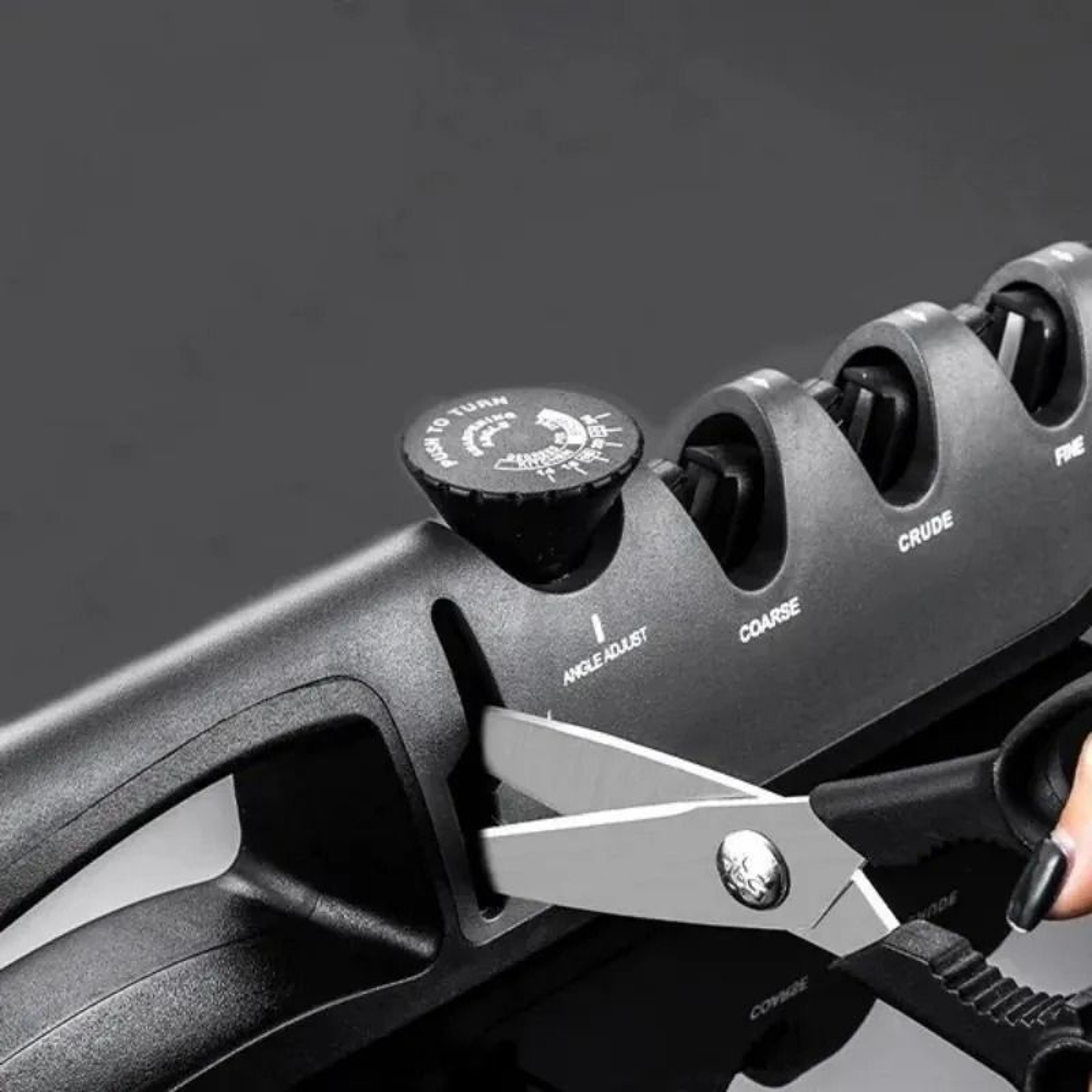 New Upgrade Angle Adjustable Knife Sharpener Professional 4 In 1 Kitchen Knives Grinder Scissors Sh 4