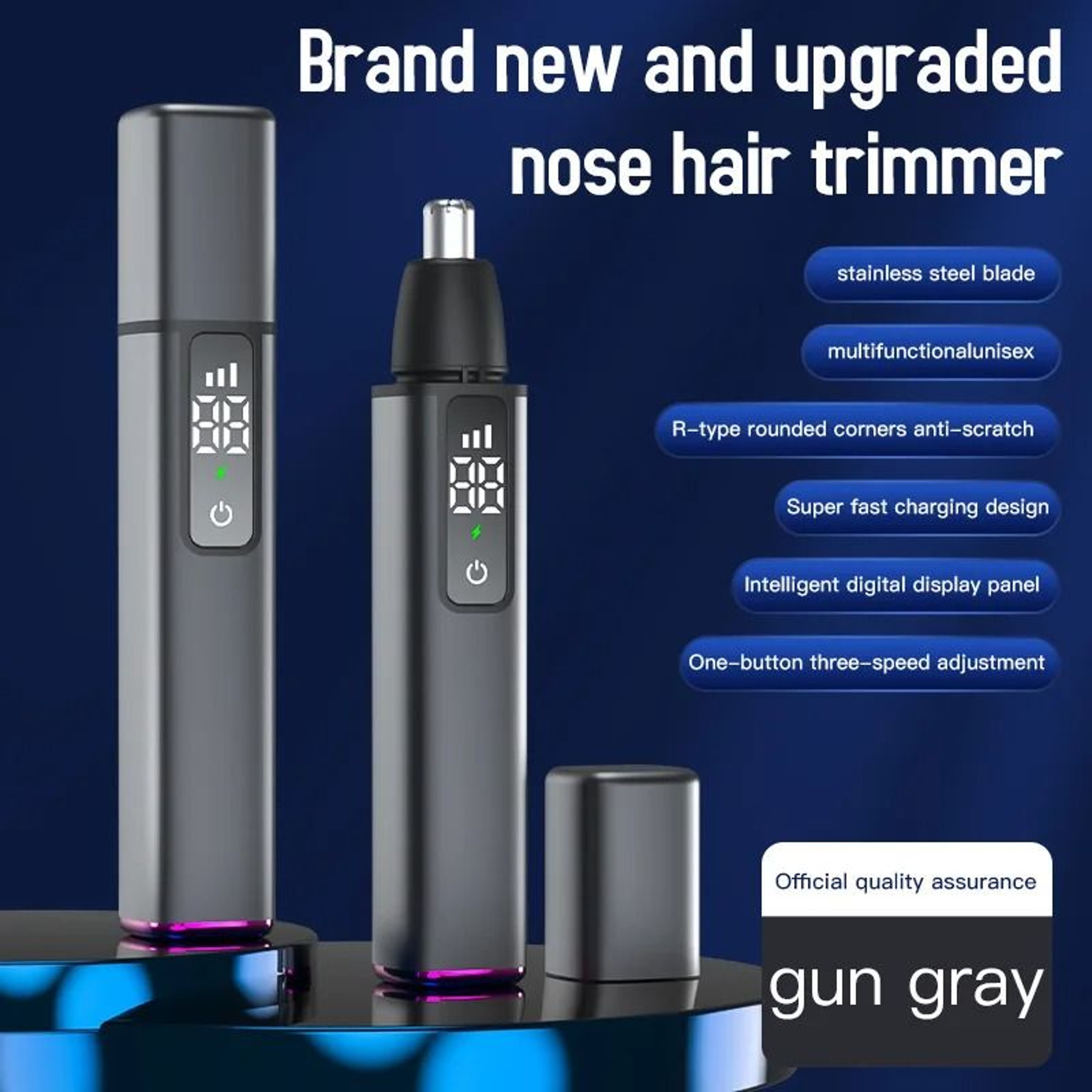 Xiaomi Rechargeable Nose And Ear Hair Trimmer With Touch Screen And Type C Fast Charging 6