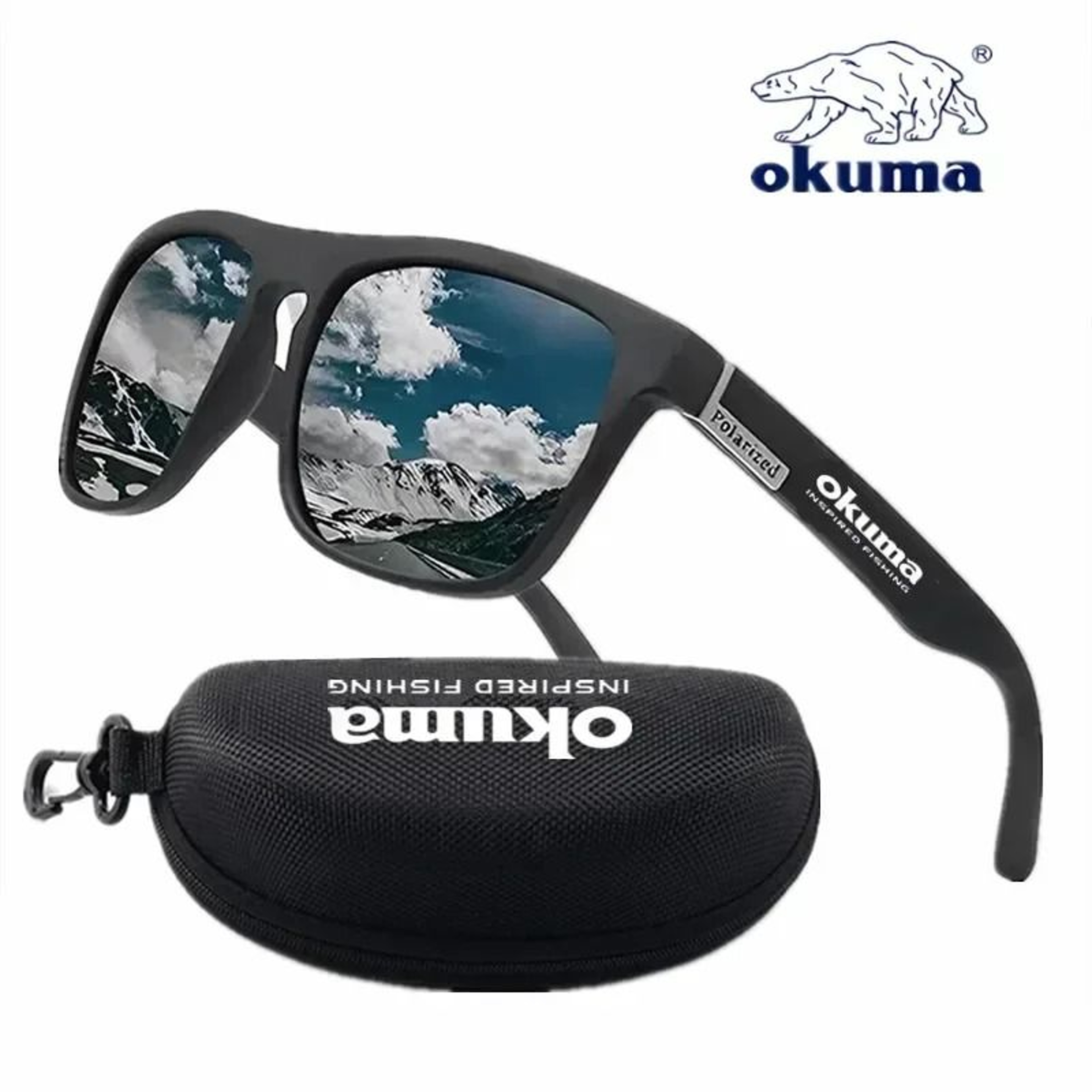 Okuma Polarized UV400 Sunglasses For Men And Women Outdoor Fishing Driving Cycling Eye Protection 9