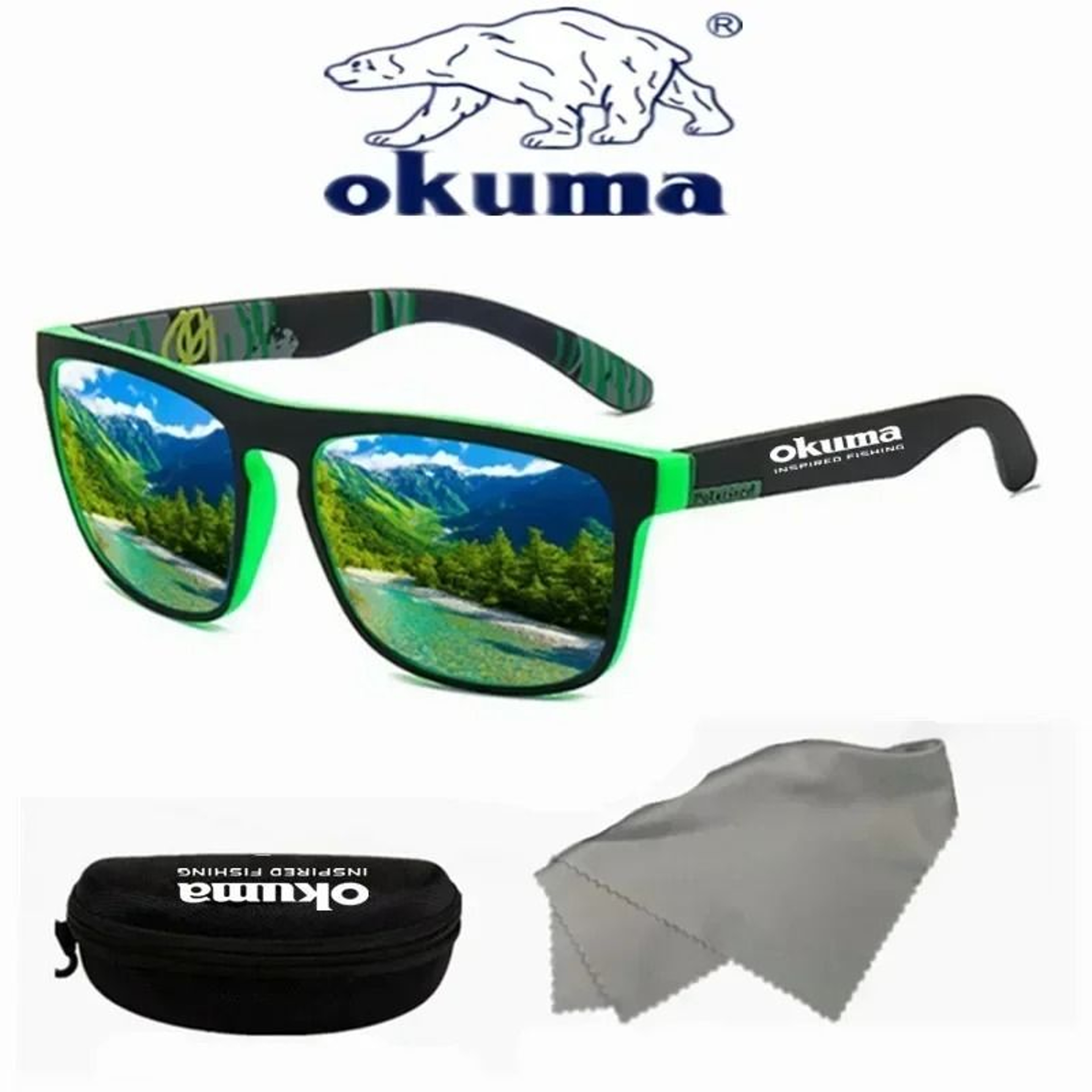 Okuma Polarized UV400 Sunglasses For Men And Women Outdoor Fishing Driving Cycling Eye Protection 3