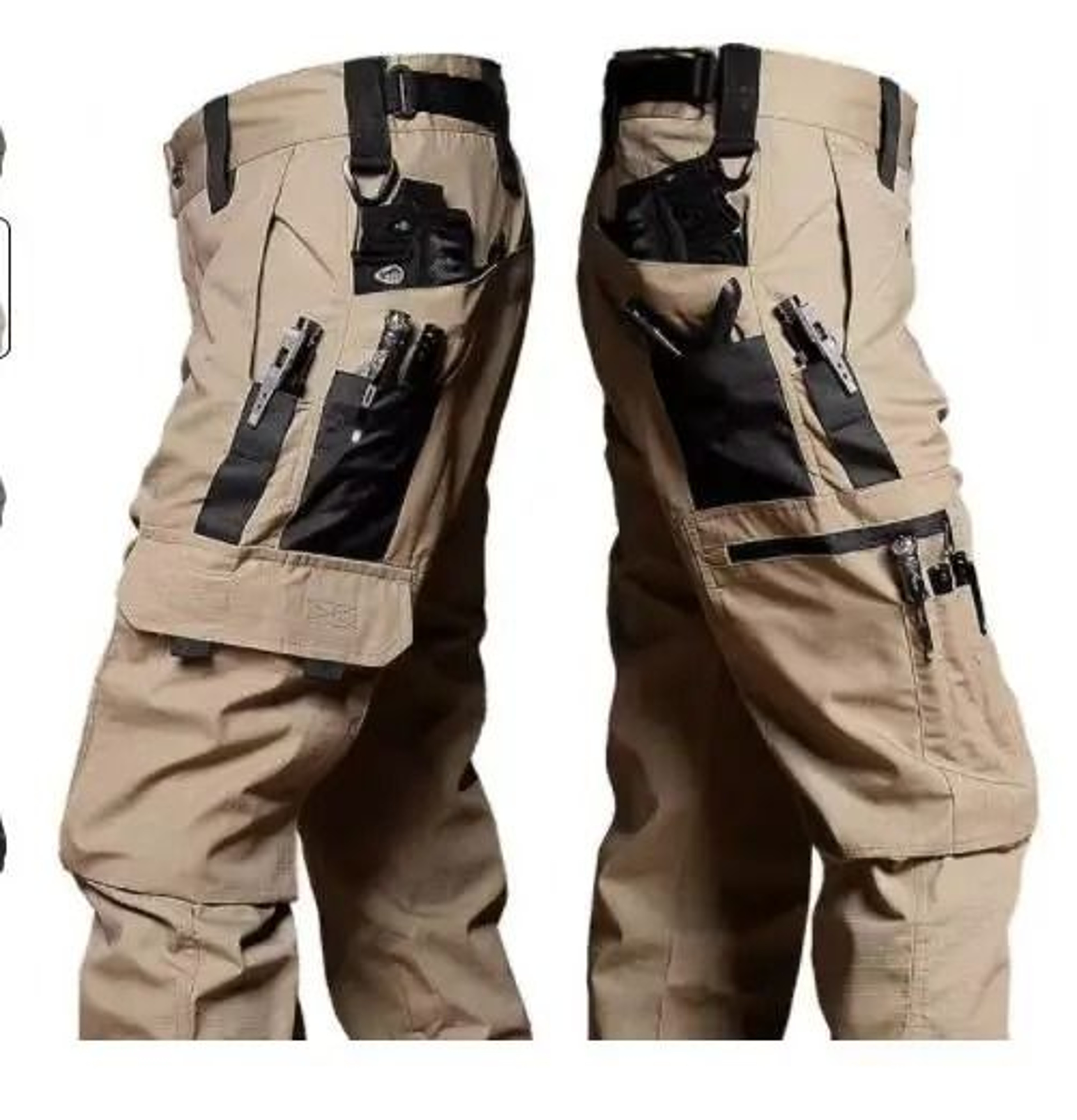 Tactical Cargo Pants Men Waterproof Multi Pocket Wear Resistant Outdoor Combat Trousers 13