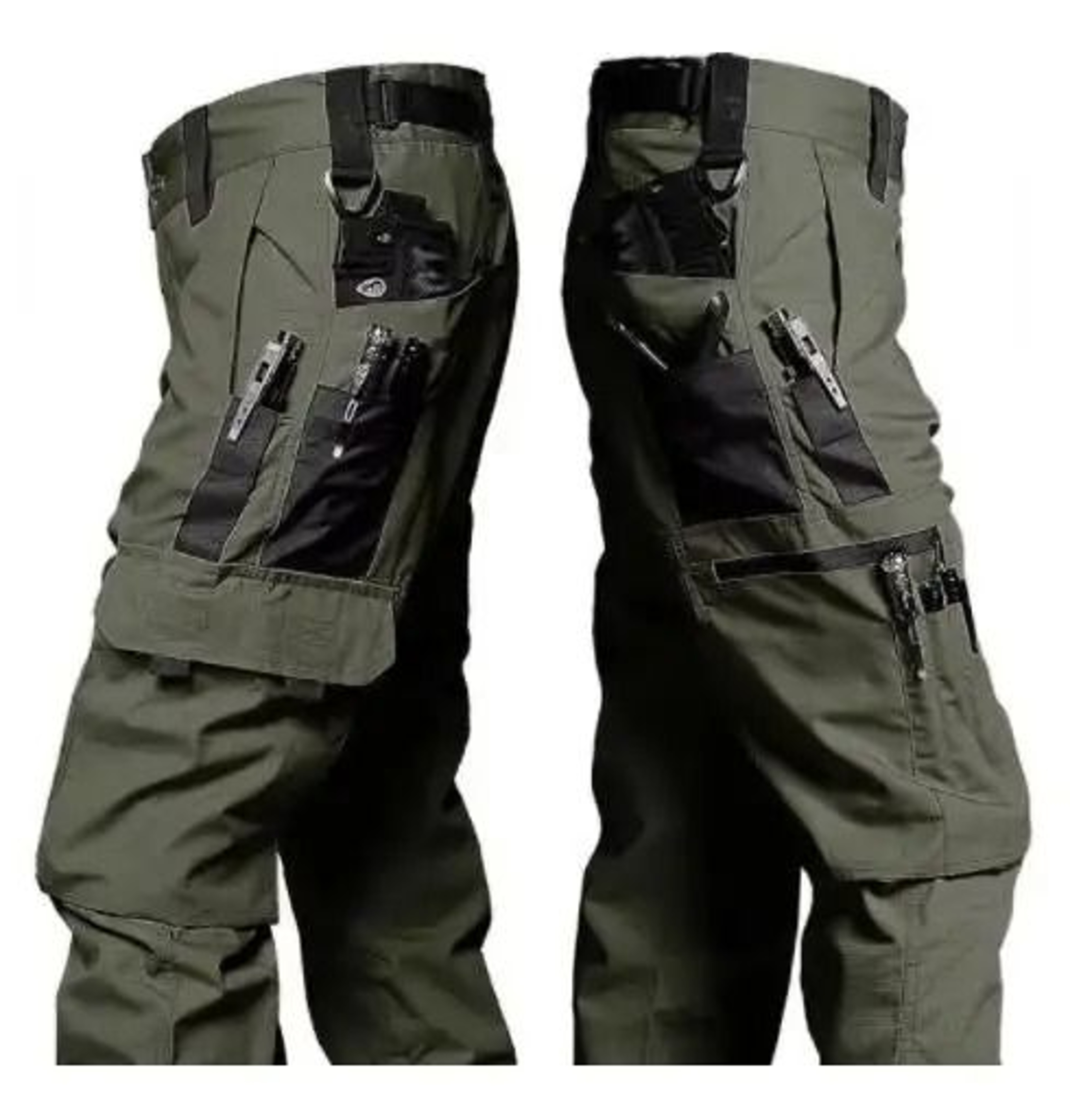 Tactical Cargo Pants Men Waterproof Multi Pocket Wear Resistant Outdoor Combat Trousers 14