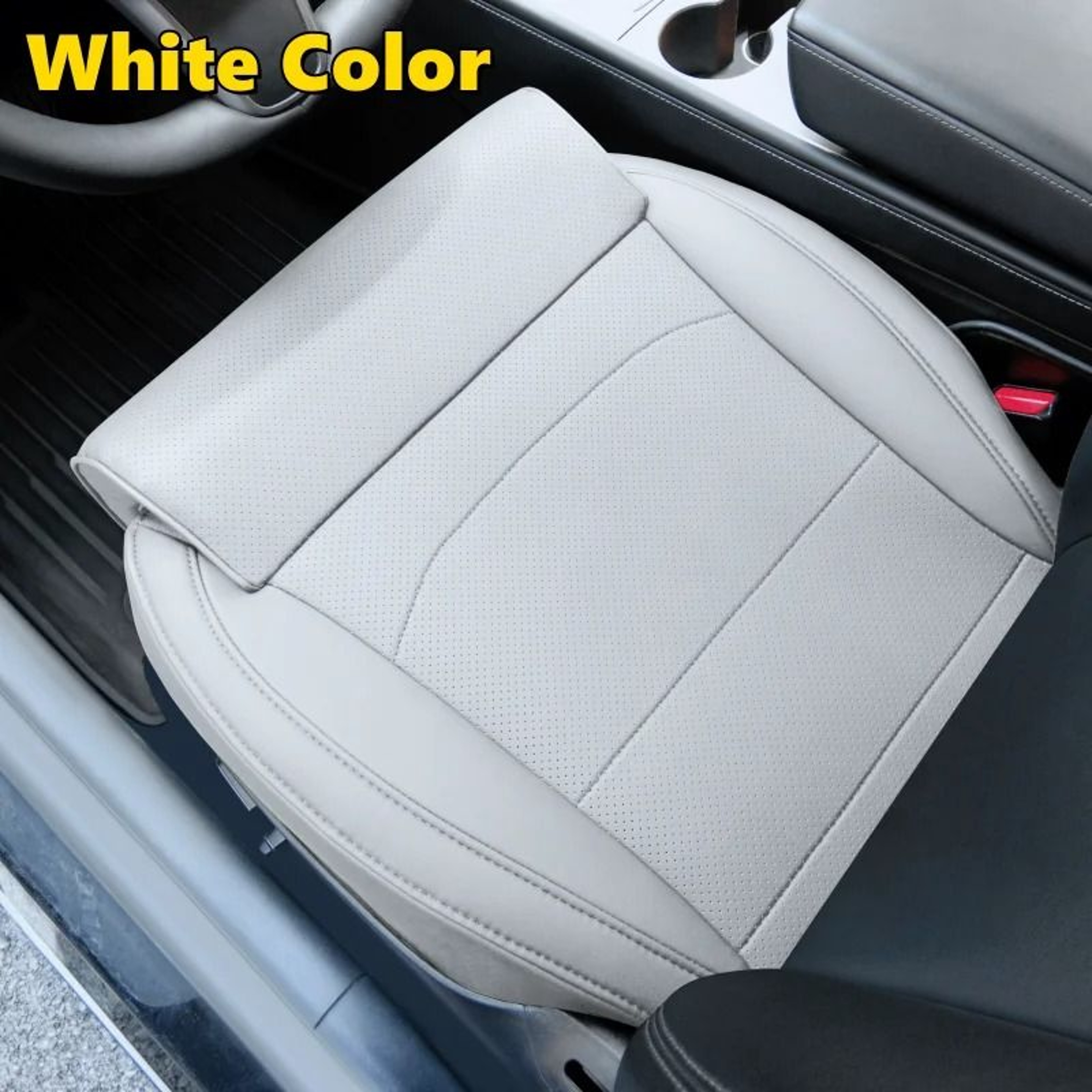 Tesla Seat Leg Support Extension Cushion Memory Foam Seat Cover For Front And Rear 6