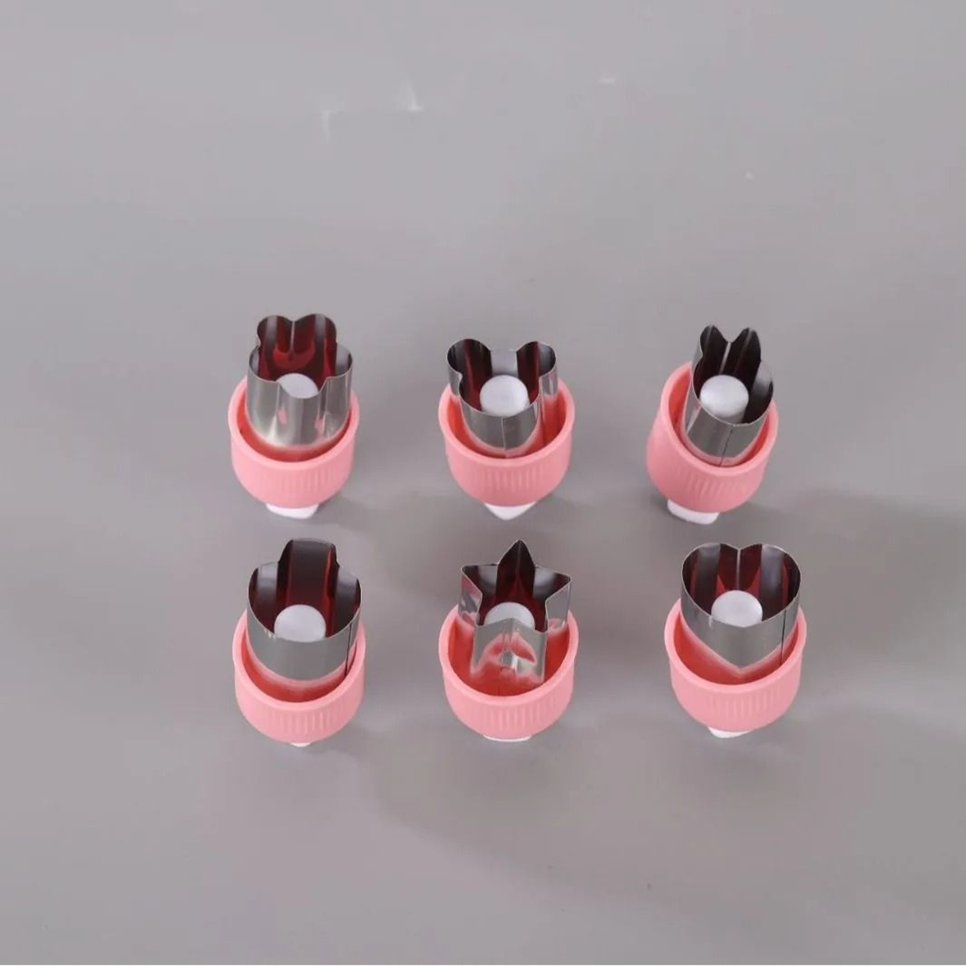Pressed Fruit Printing Cutting Die 6 Piece Set Stainless Steel Vegetable Biscuit Cutter 11