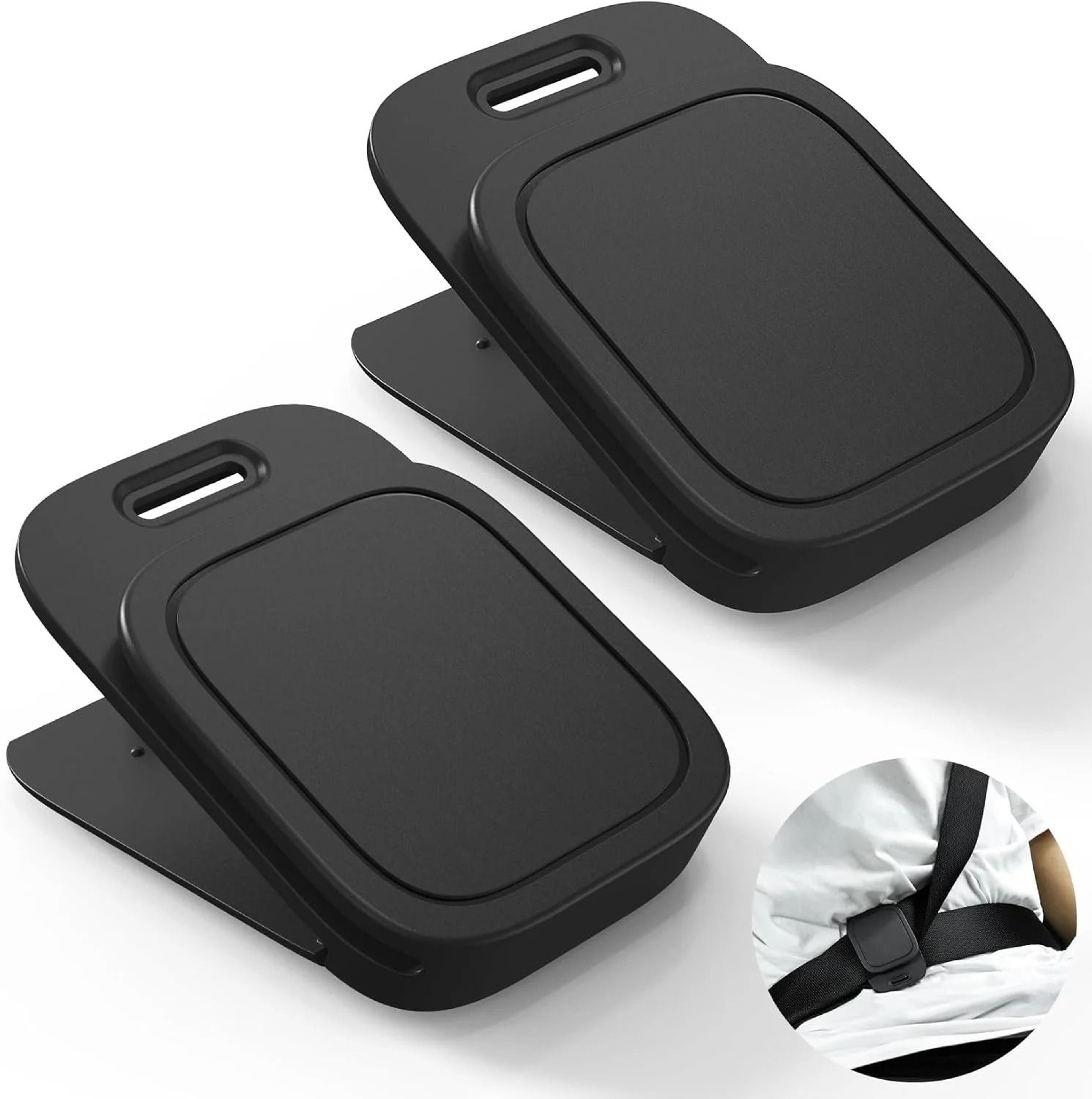 Car Seat Belt Adjuster Stopper Strap Clip Set 2 Pieces 6