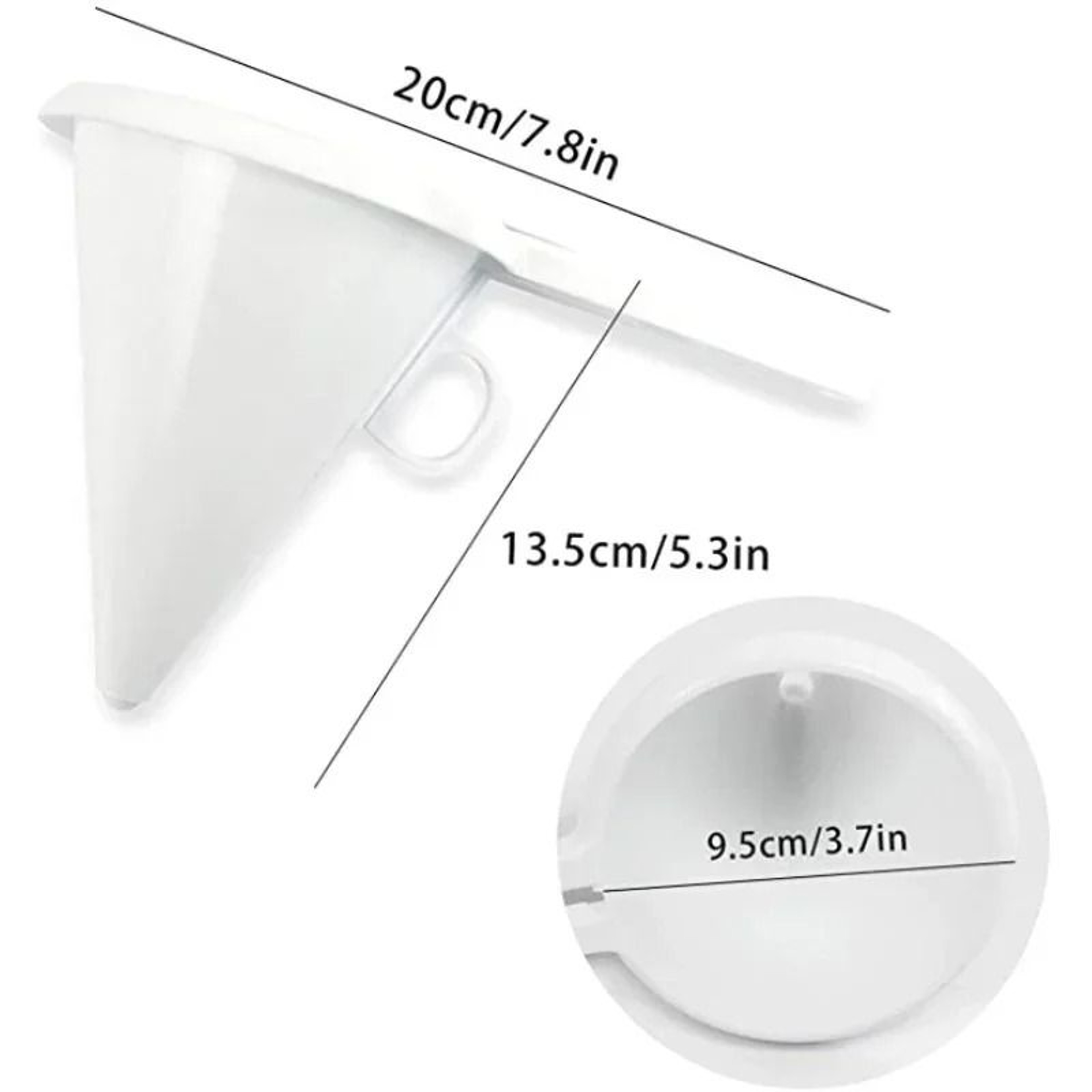 Adjustable Handheld Baking Funnel For Cream Batter And Chocolate 5
