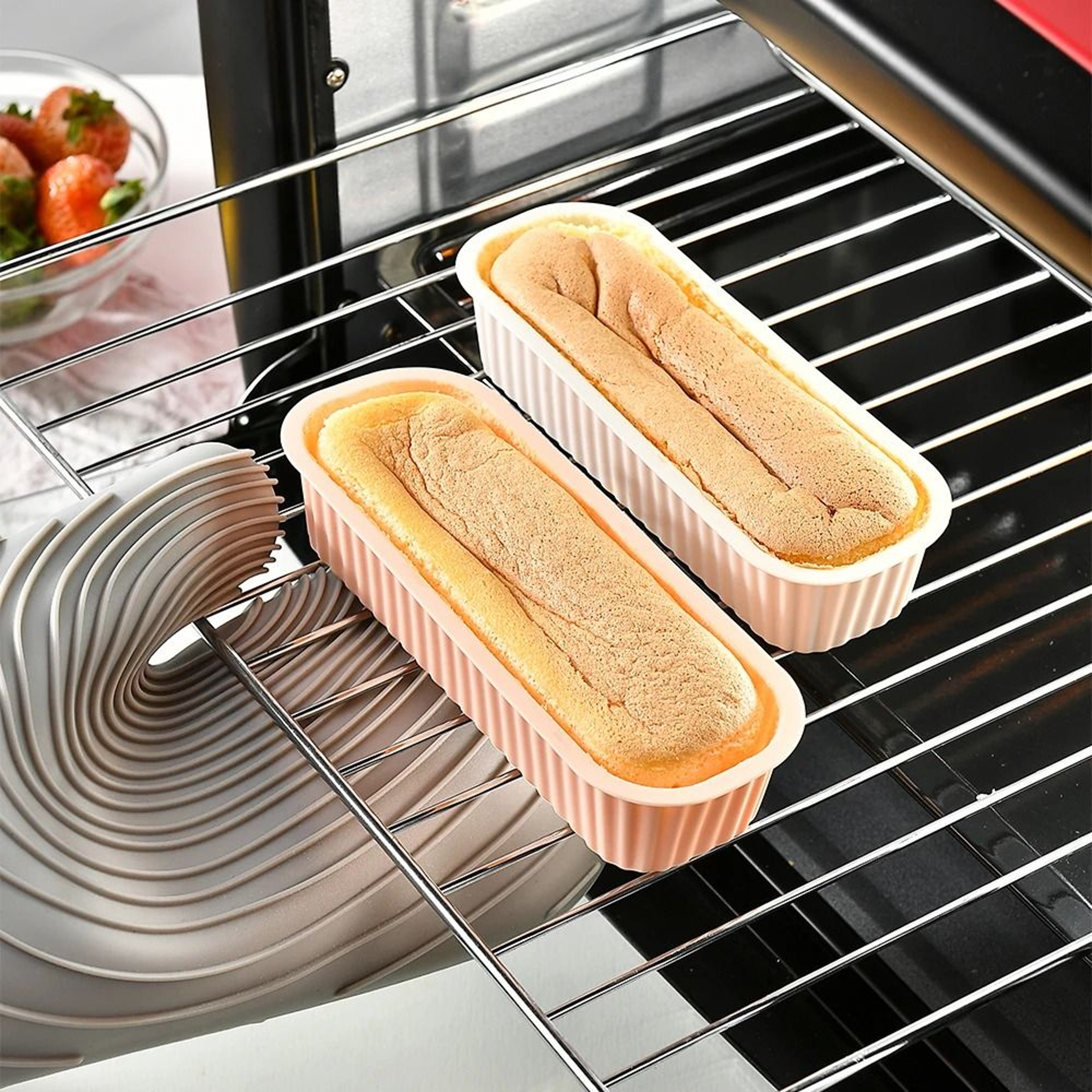 Silicone Rectangular Mini Mold For Candy Toast And Bread Baking 1