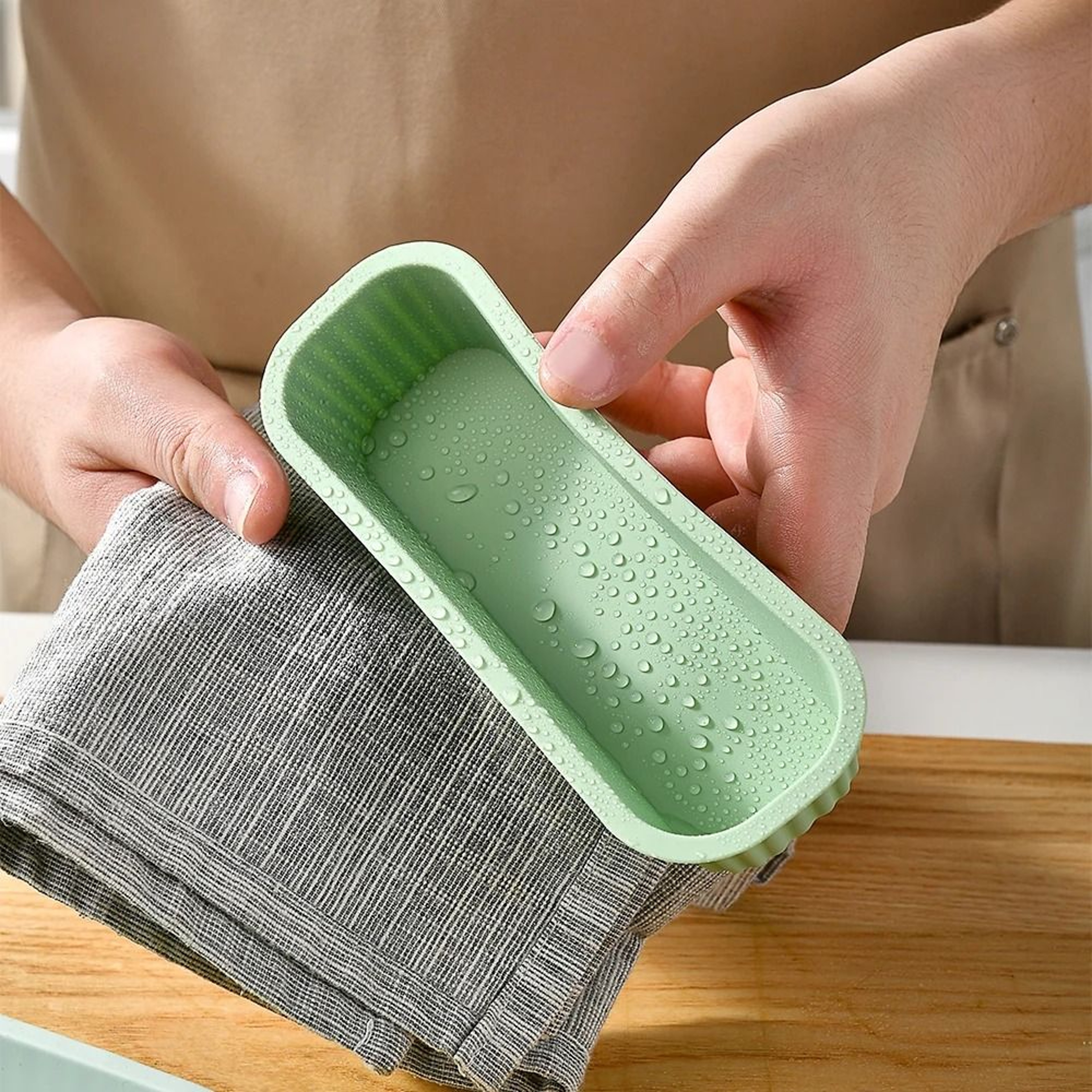 Silicone Rectangular Mini Mold For Candy Toast And Bread Baking 5