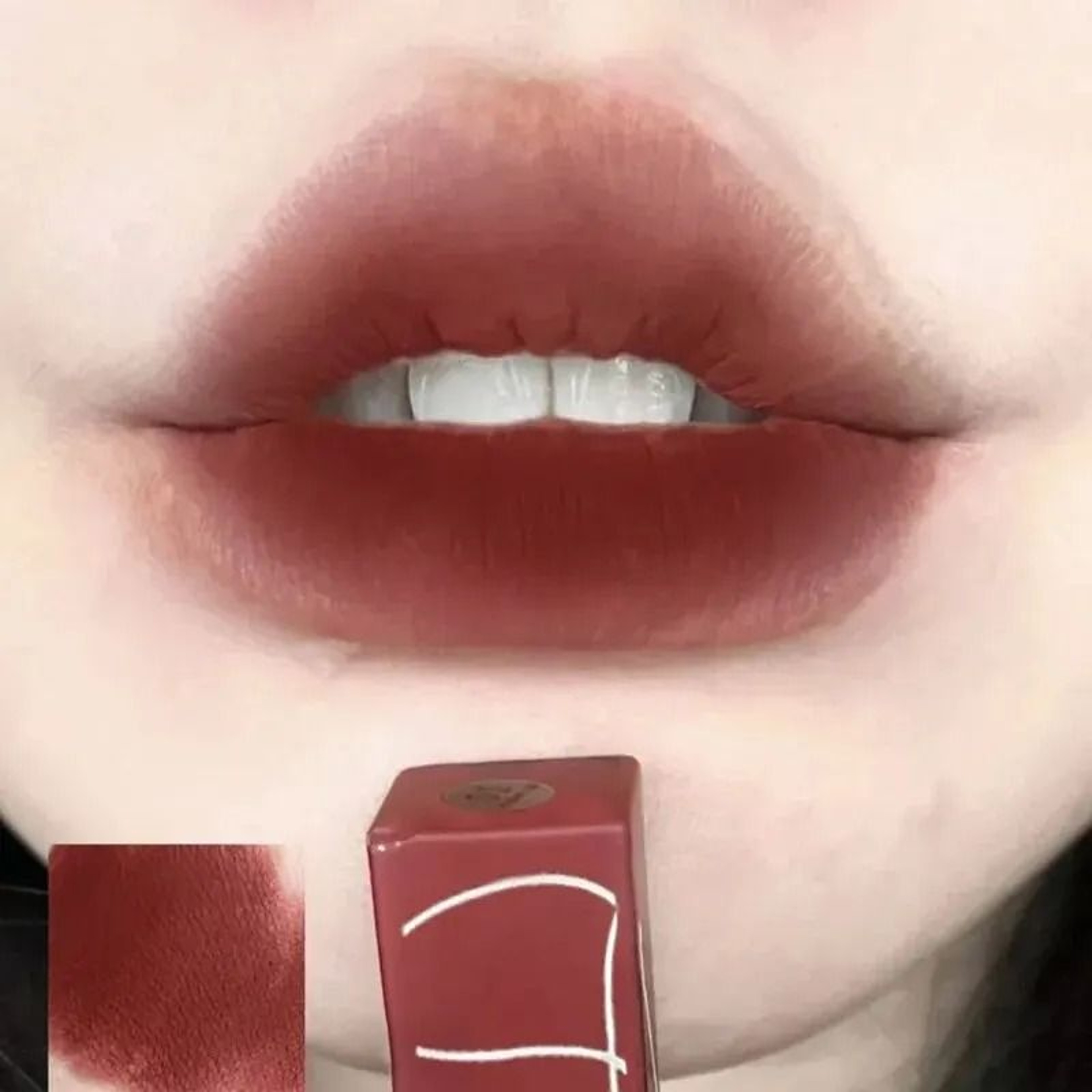 Thin Tube Matte Lipstick Waterproof Long Lasting 3