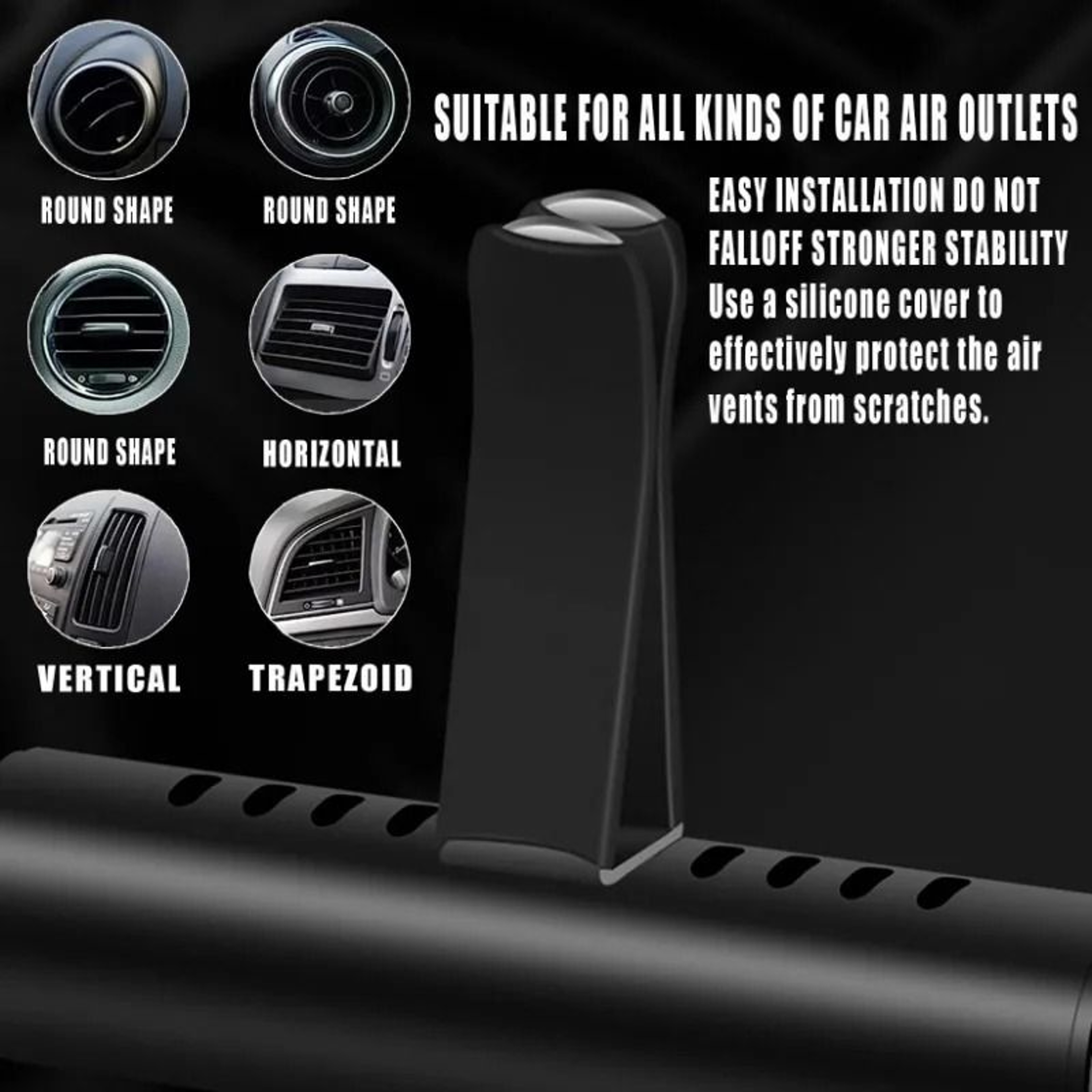 Car Air Vent Perfume Clip Set 8Pack Car Air Freshener Aroma Fragrance 4