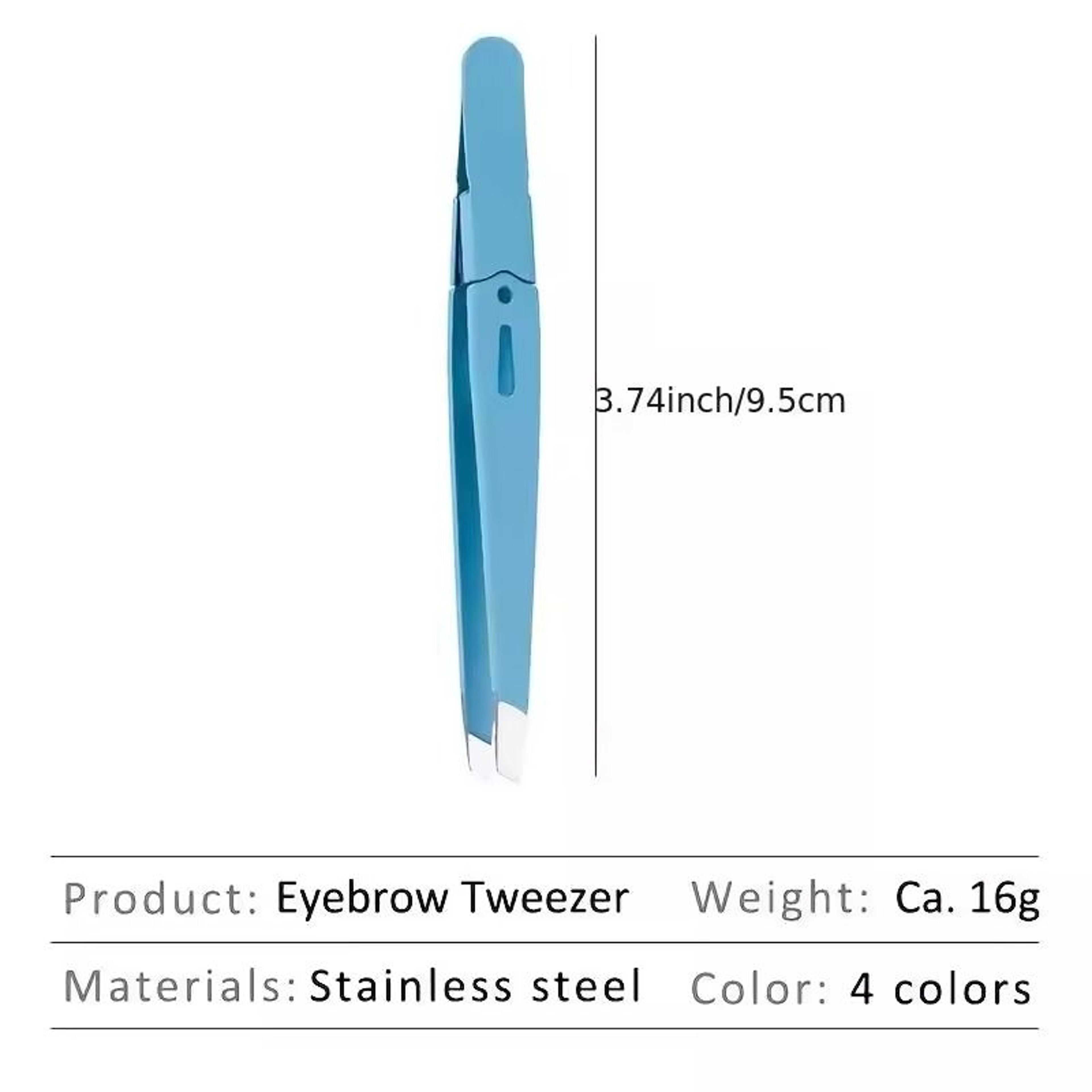 Colorful Stainless Steel Eyebrow Tweezer For Precise Hair Removal 3