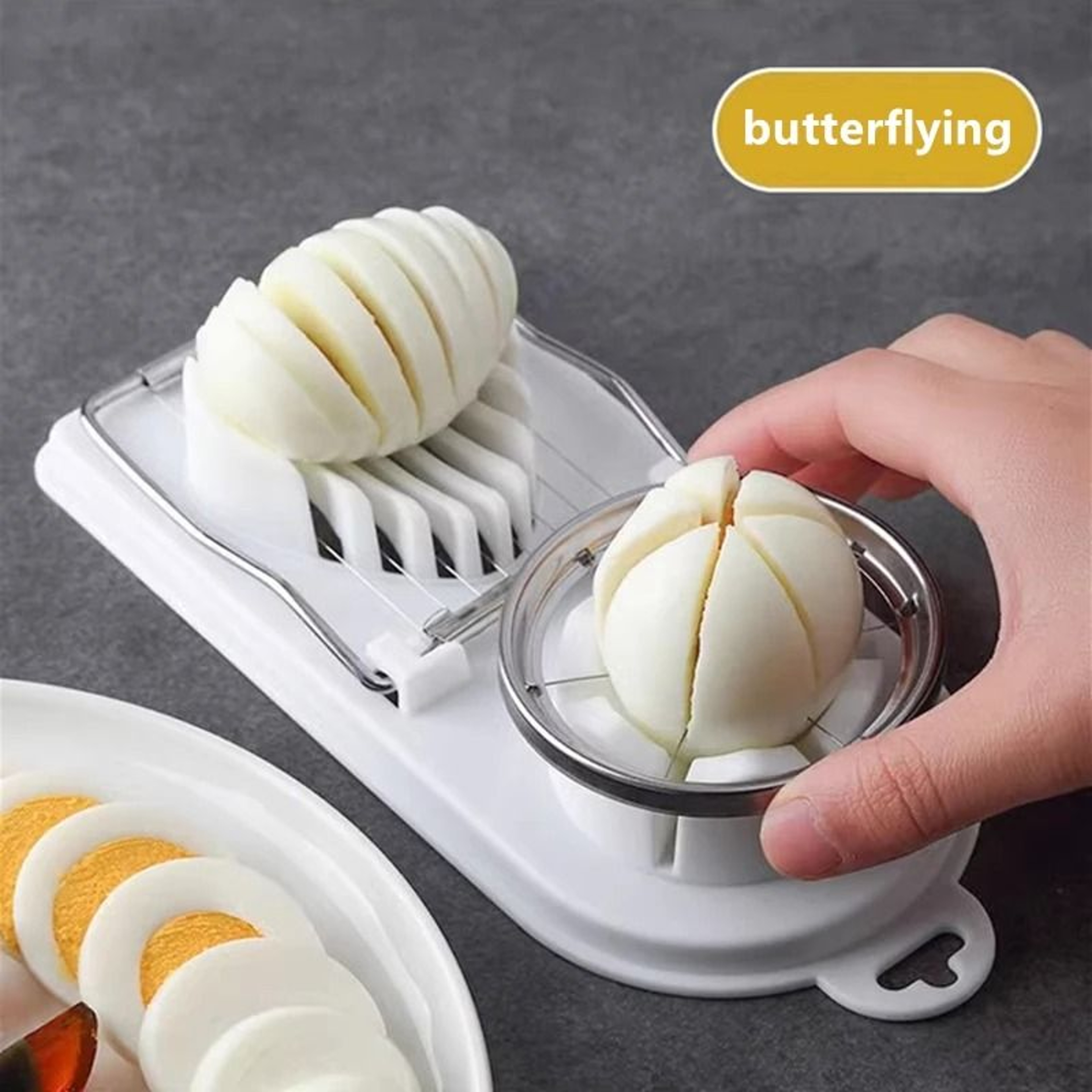 Stainless Steel Multifunctional Egg And Food Slicer 4